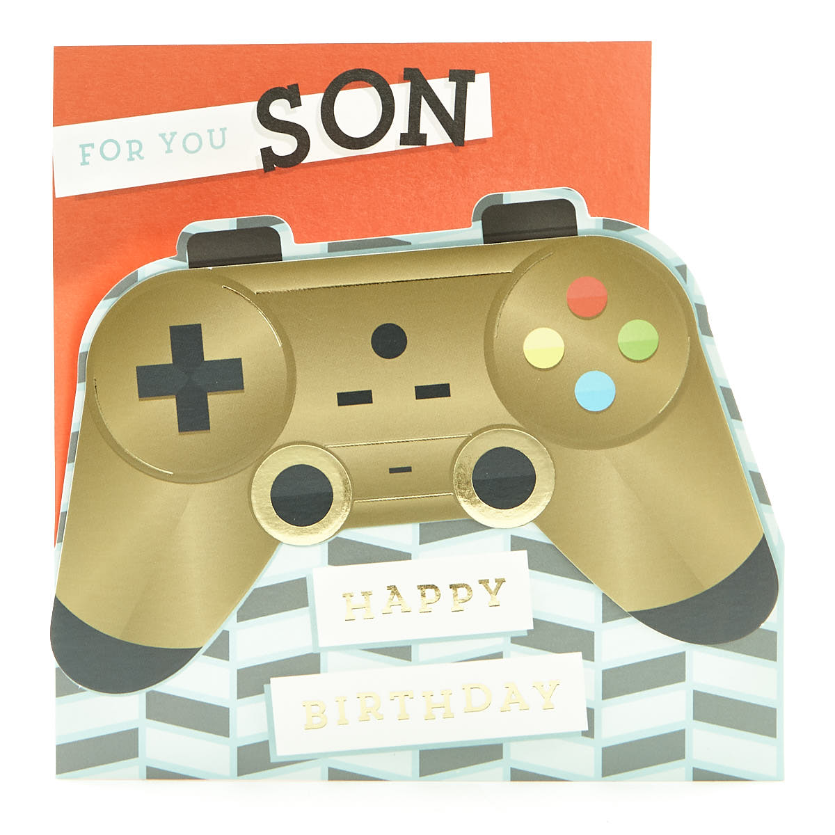 VIP Collection Birthday Card - Son, Games Controller