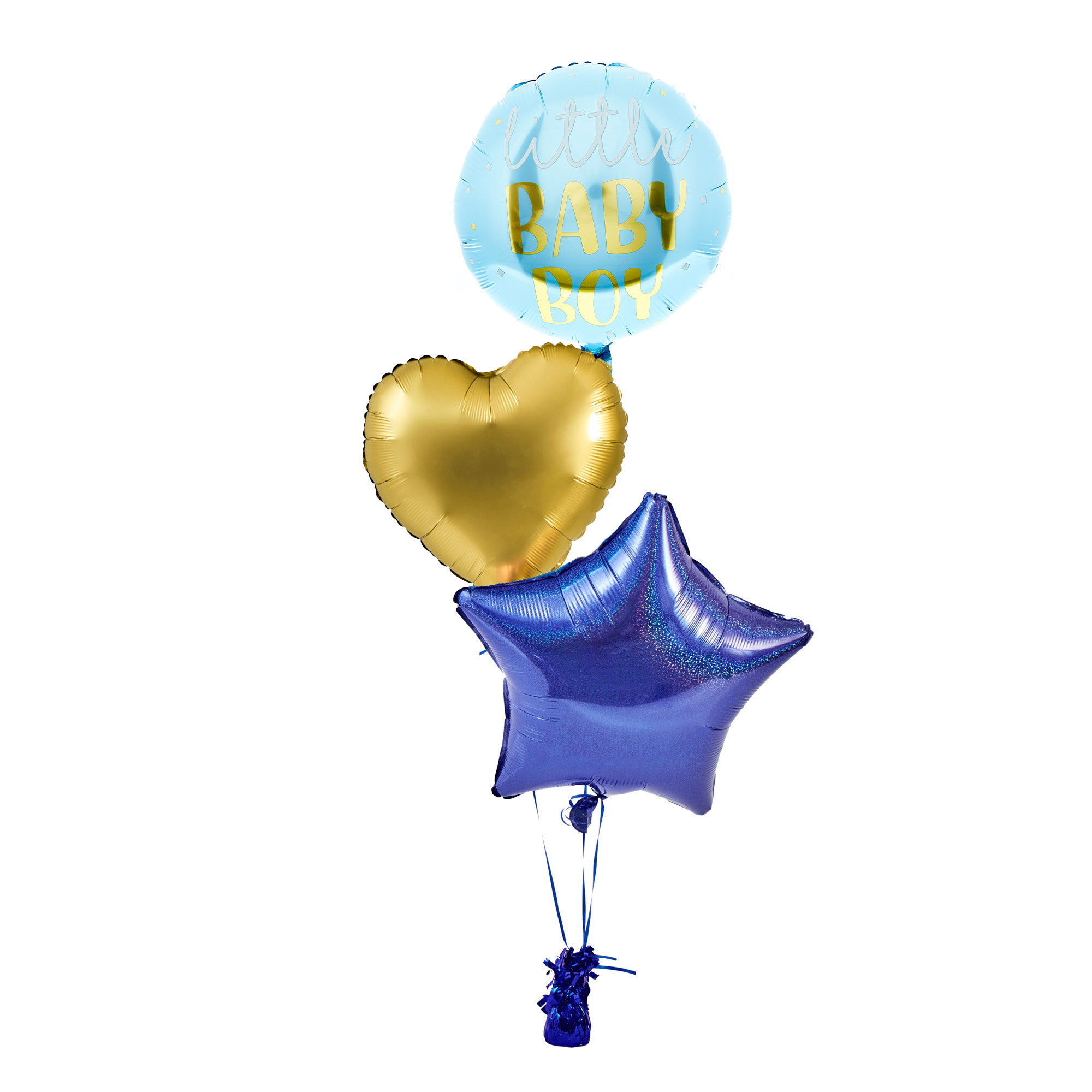 Baby Boy Inflated Balloon Arrangement
