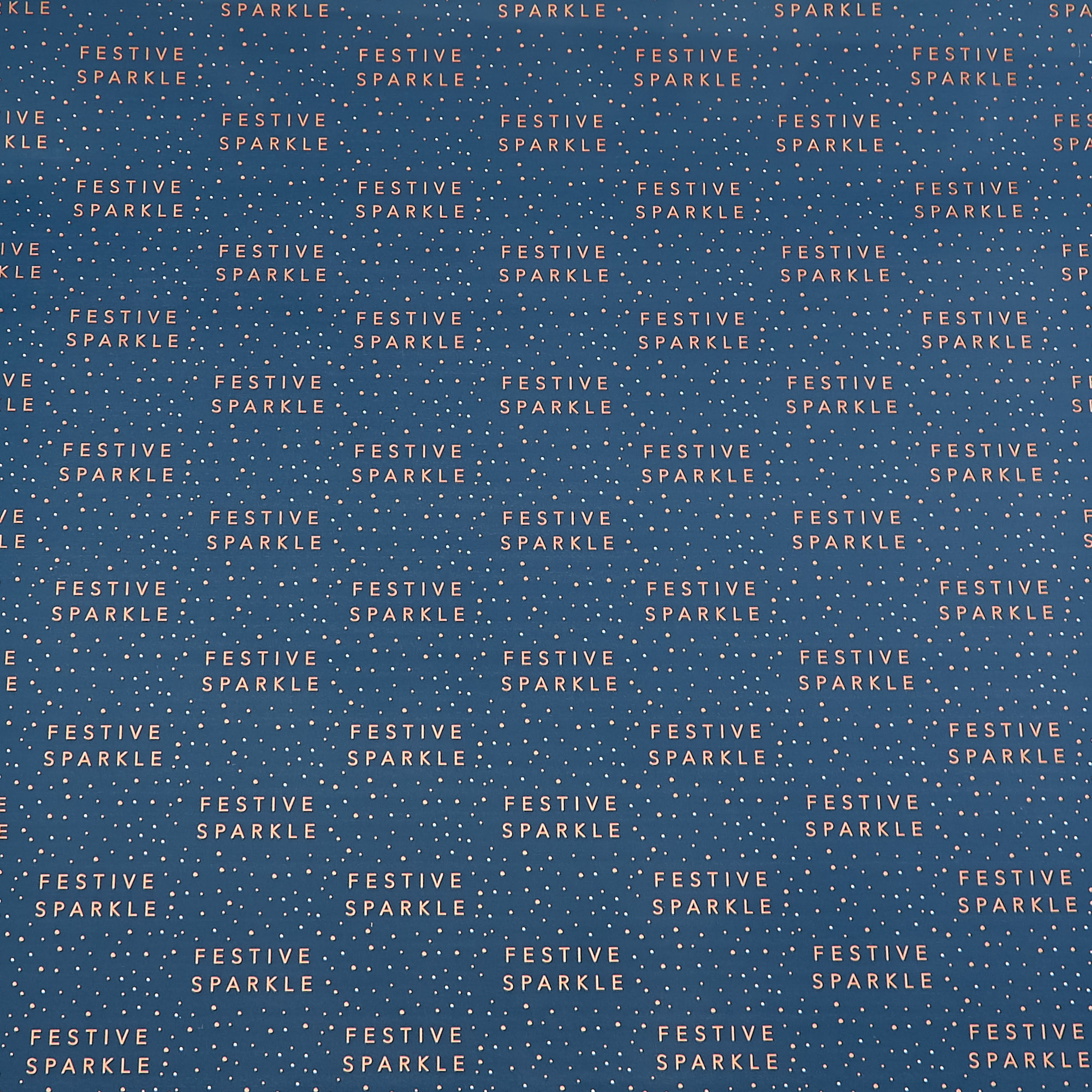 Navy & Copper Christmas Wrapping Paper Pack - 4 Rolls & Accessories