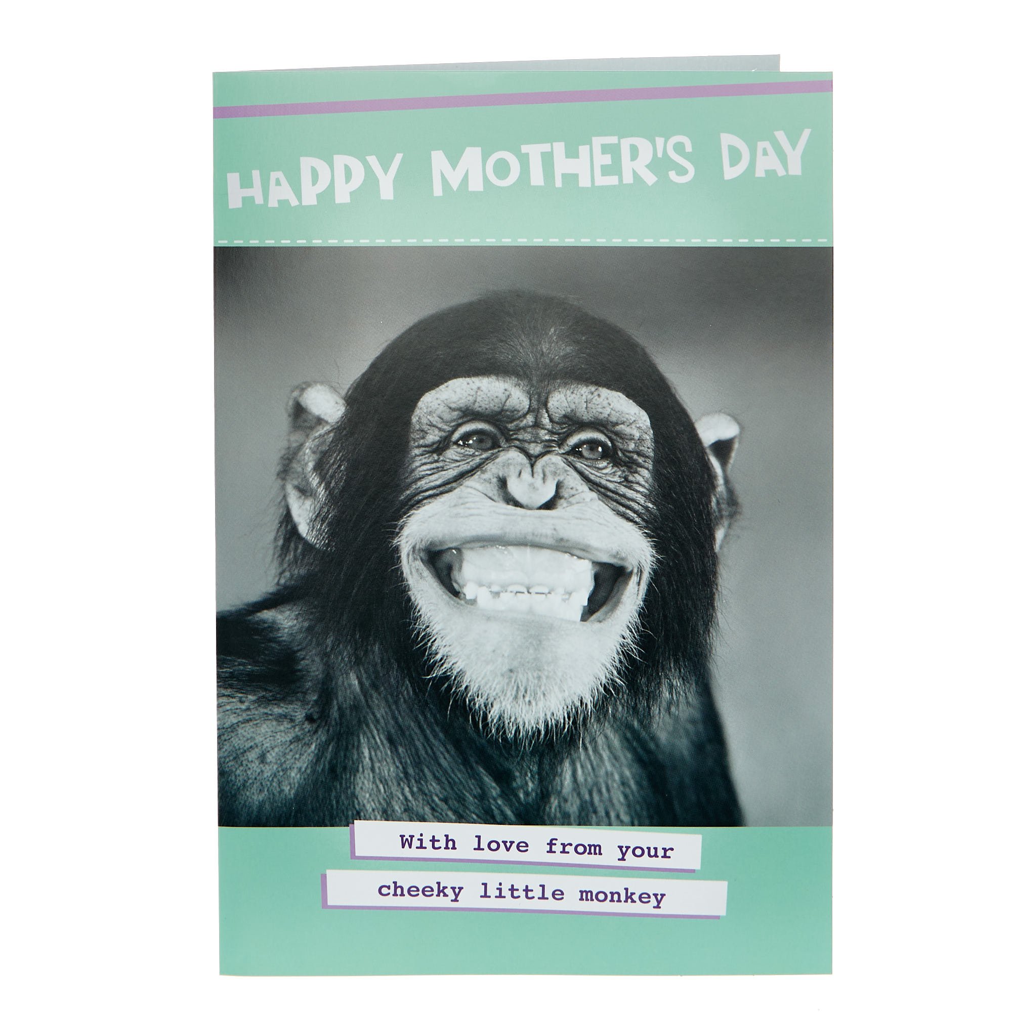 Mum From Your Little Monkey Mother's Day Card
