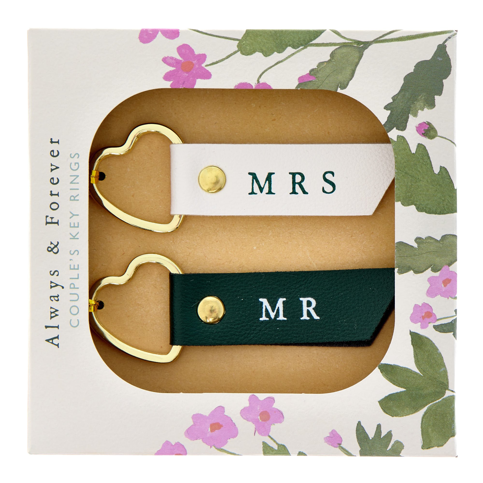 Mr & Mrs Couple's Keyrings