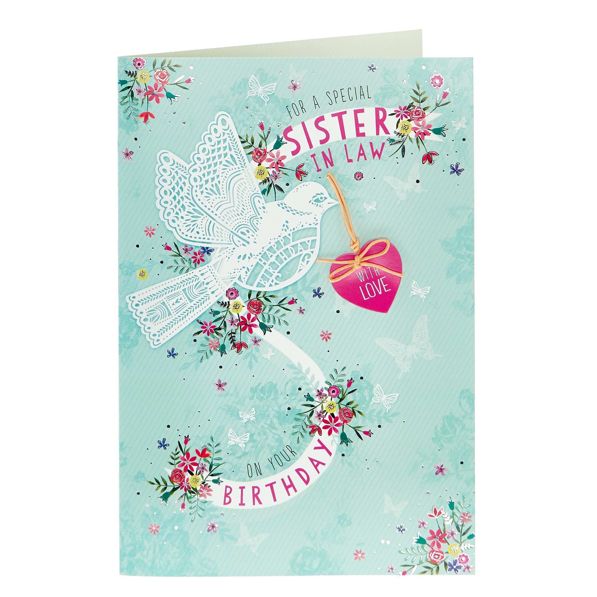 Birthday Card - Special Sister in Law With Love