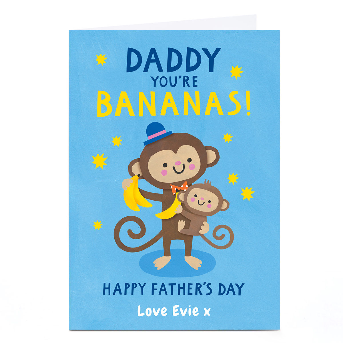 Photo Lemon & Sugar Father's Day Card - You're Bananas, Daddy