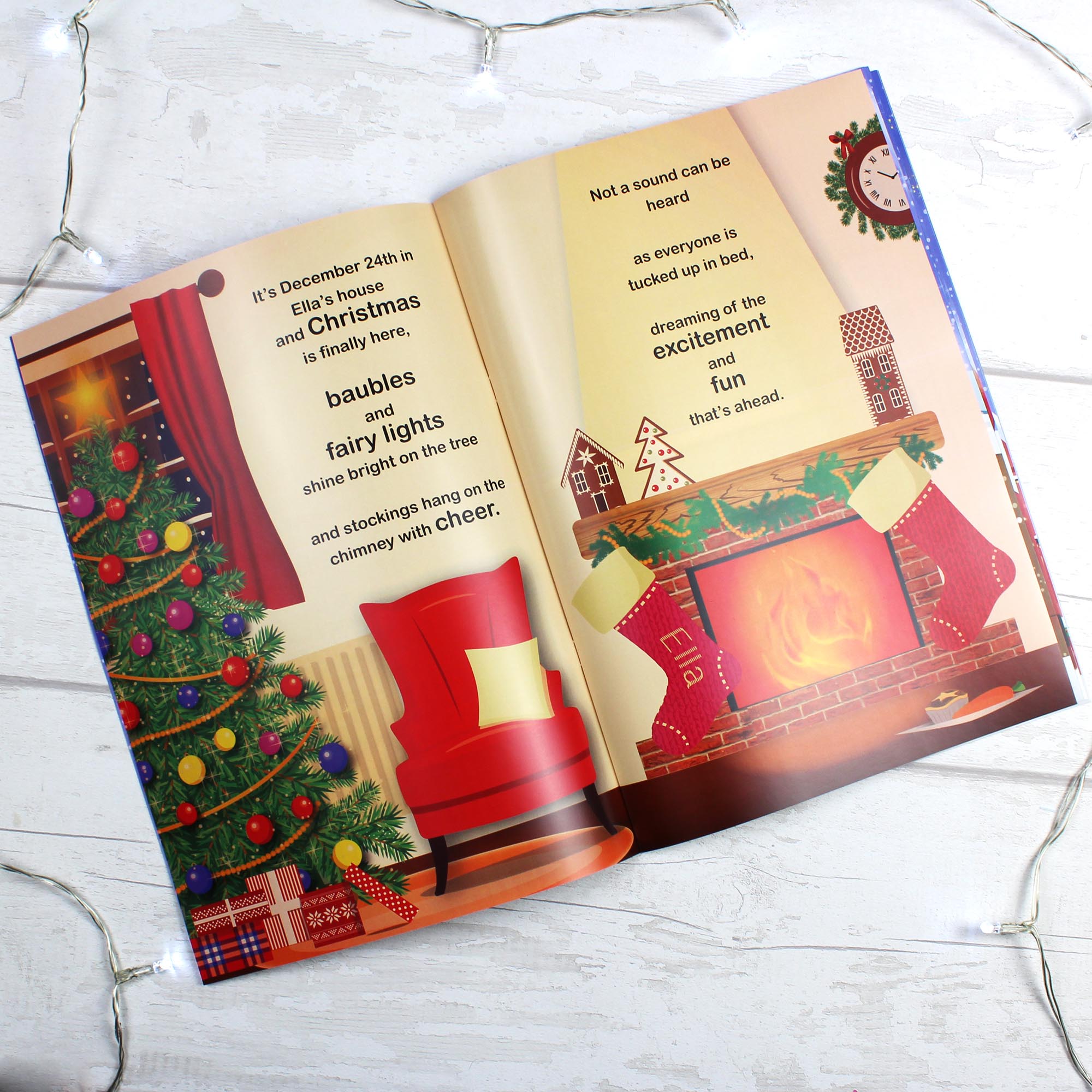 Personalised Girl's It's Christmas Story Book,  Personalised Girl's It's Christmas Story Book