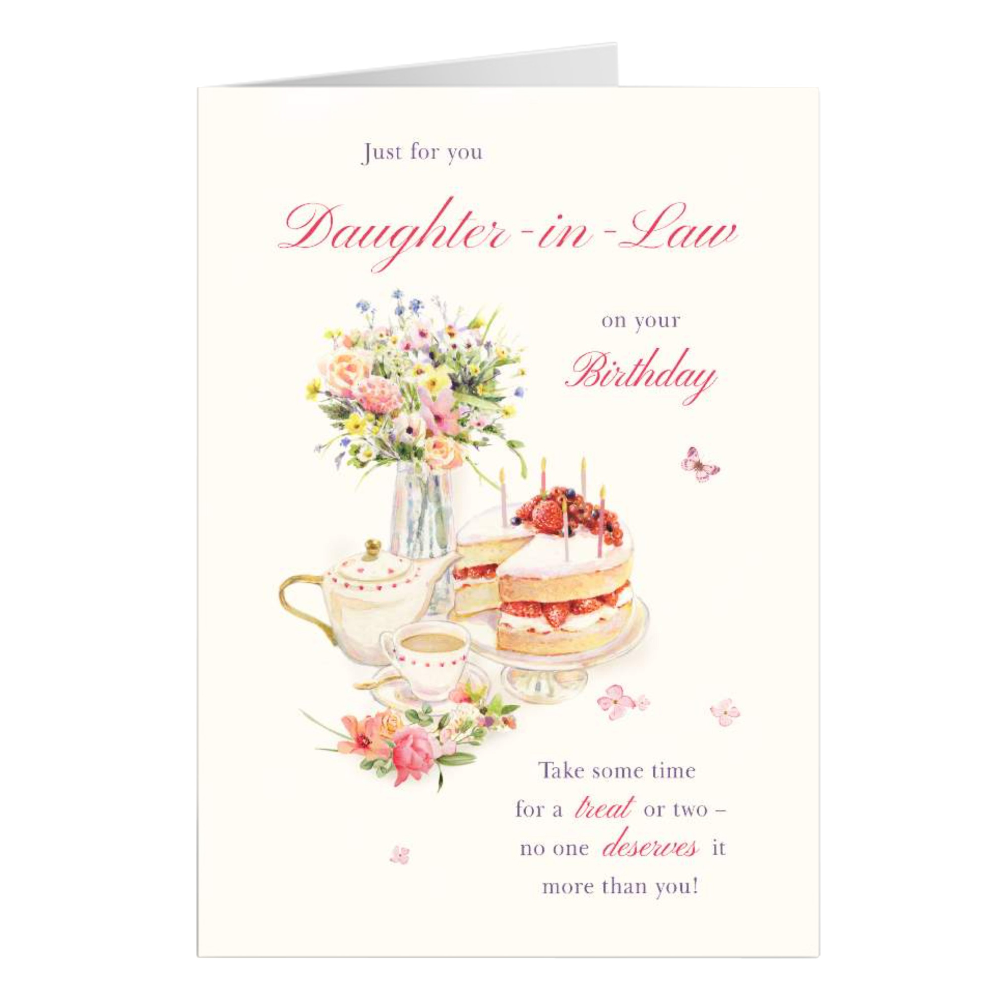 Personalised Birthday Card - A Treat Or Two, Daughter-in-Law