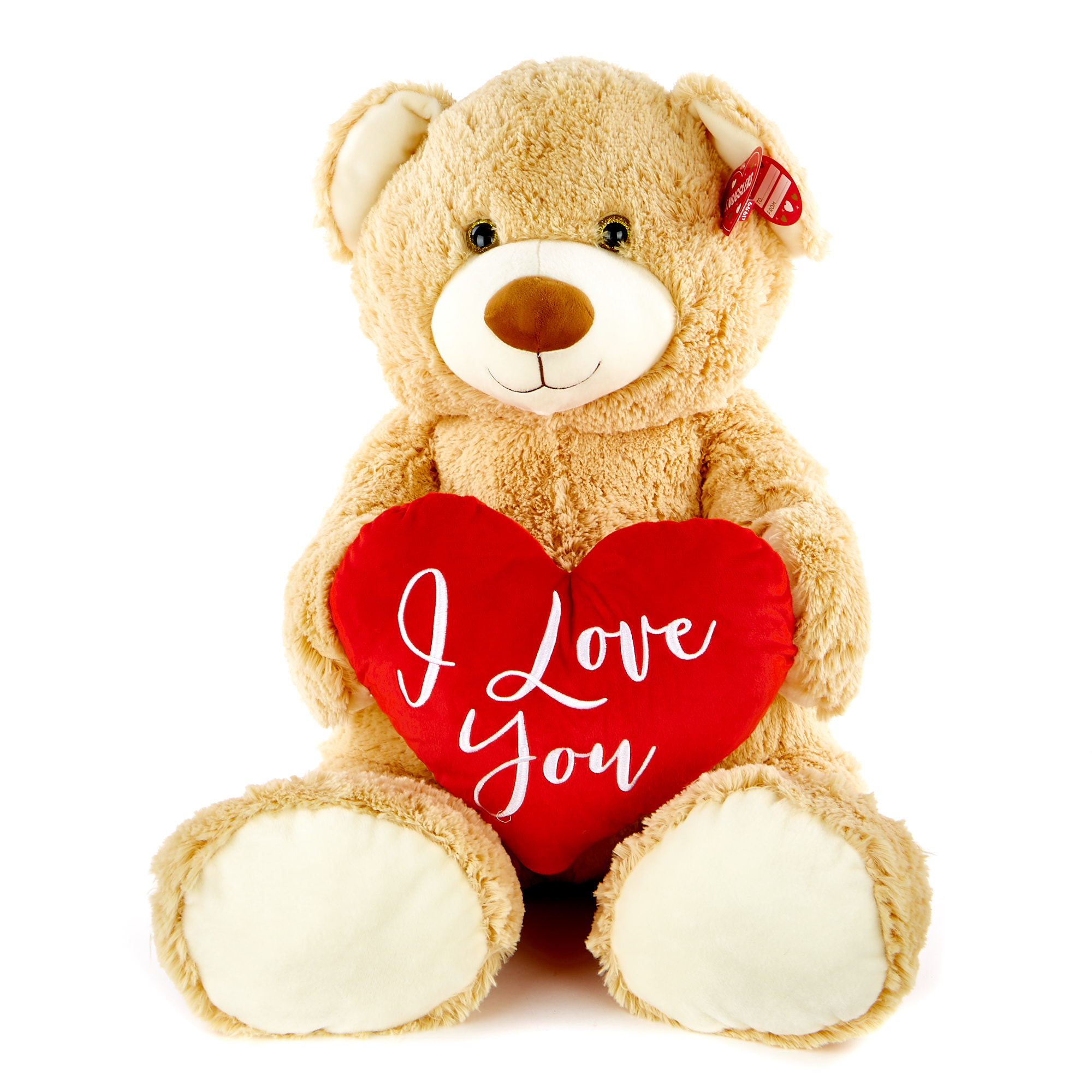 Giant Valentine's Day Bear With Heart Soft Toy