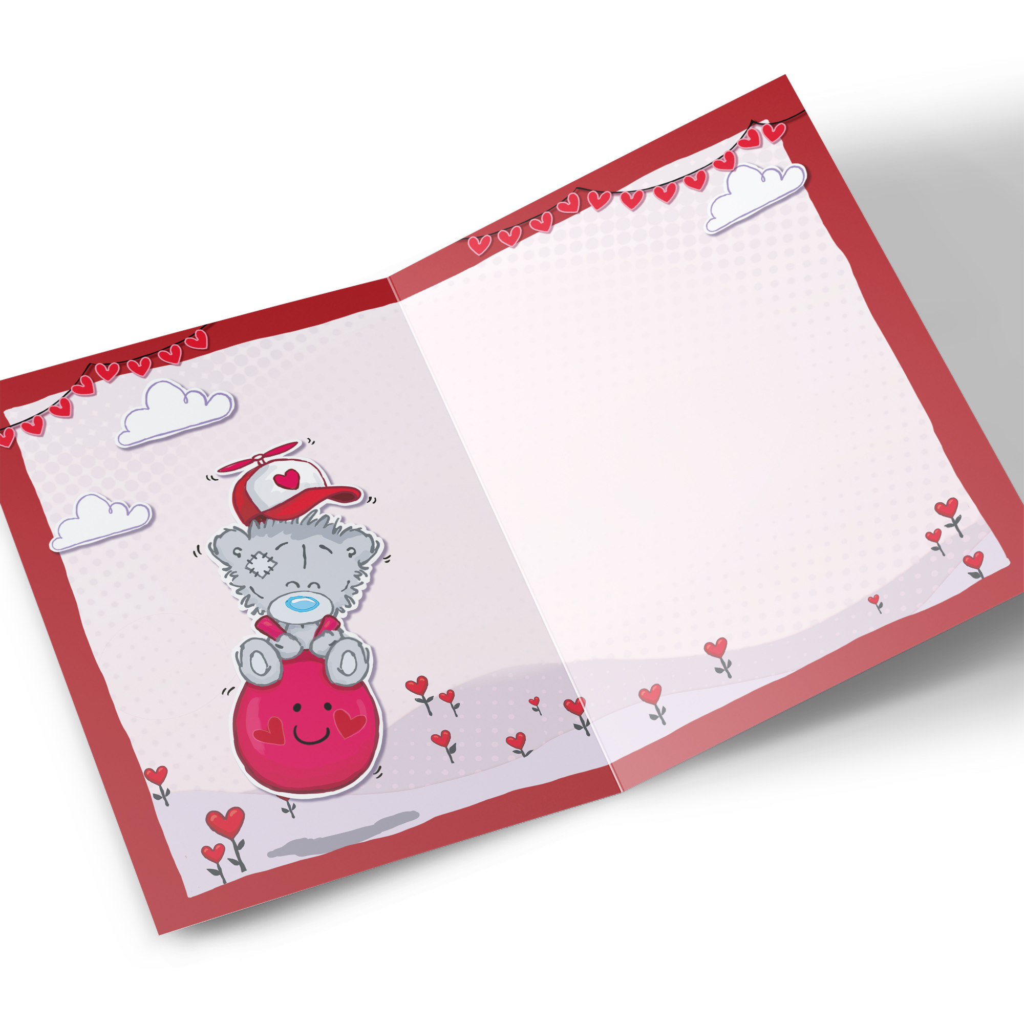 Personalised Tatty Teddy Valentine's Day Card - Special Little Boy