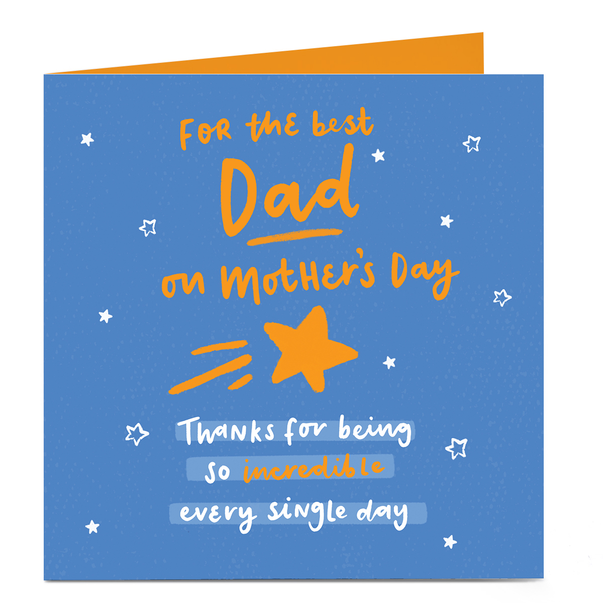 Personalised Mother's Day Card - For the Best Dad