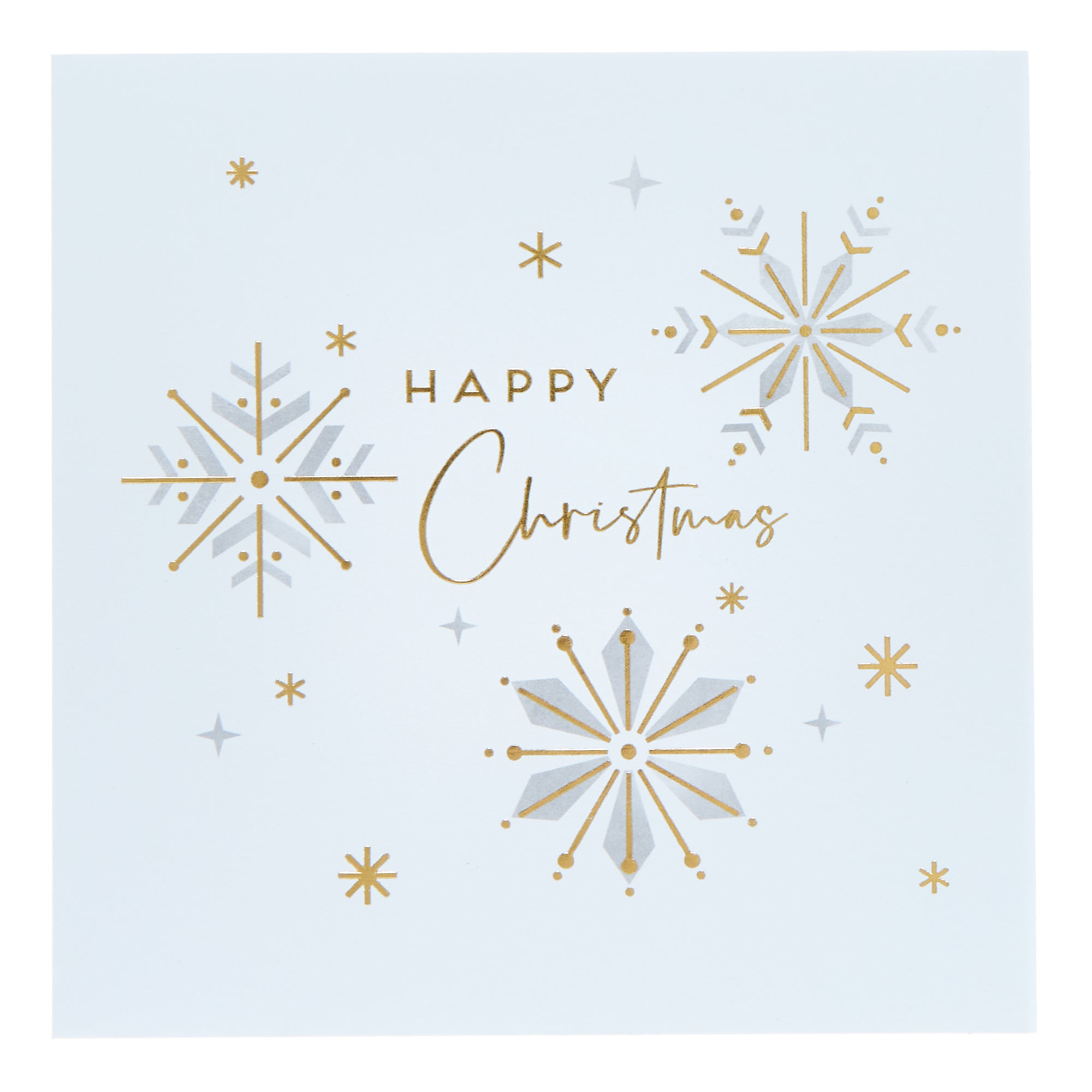 16 Charity Christmas Cards - Classic Gold Star (2 Designs)