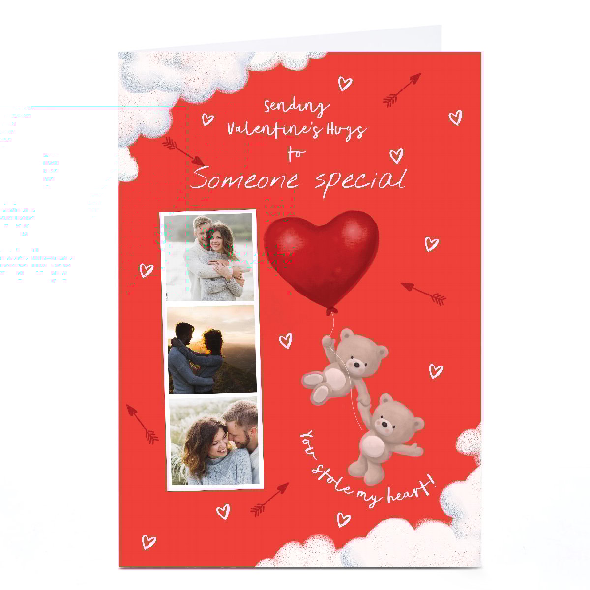 Photo Hugs Valentine's Day Card - Stole My Heart, Someone Special