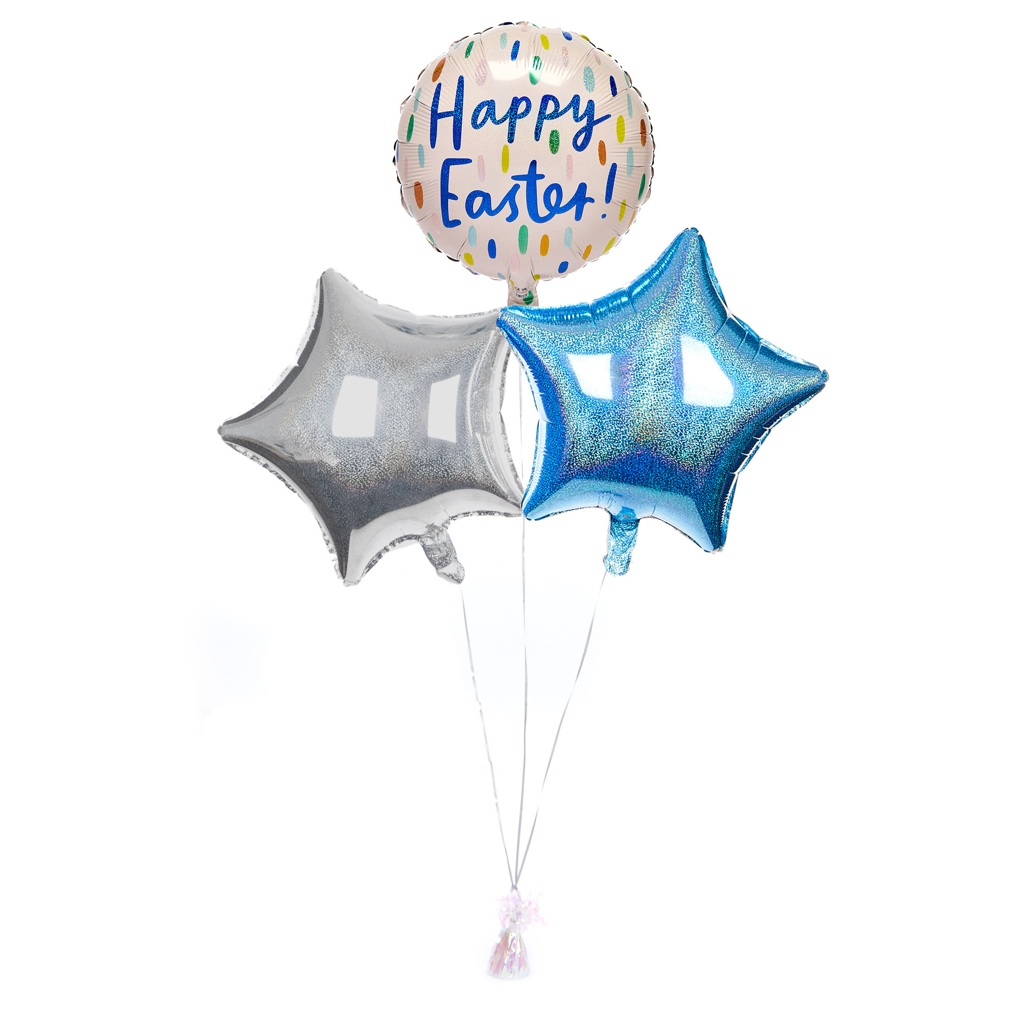 Happy Easter Balloon Bouquet - Delivered Inflated!