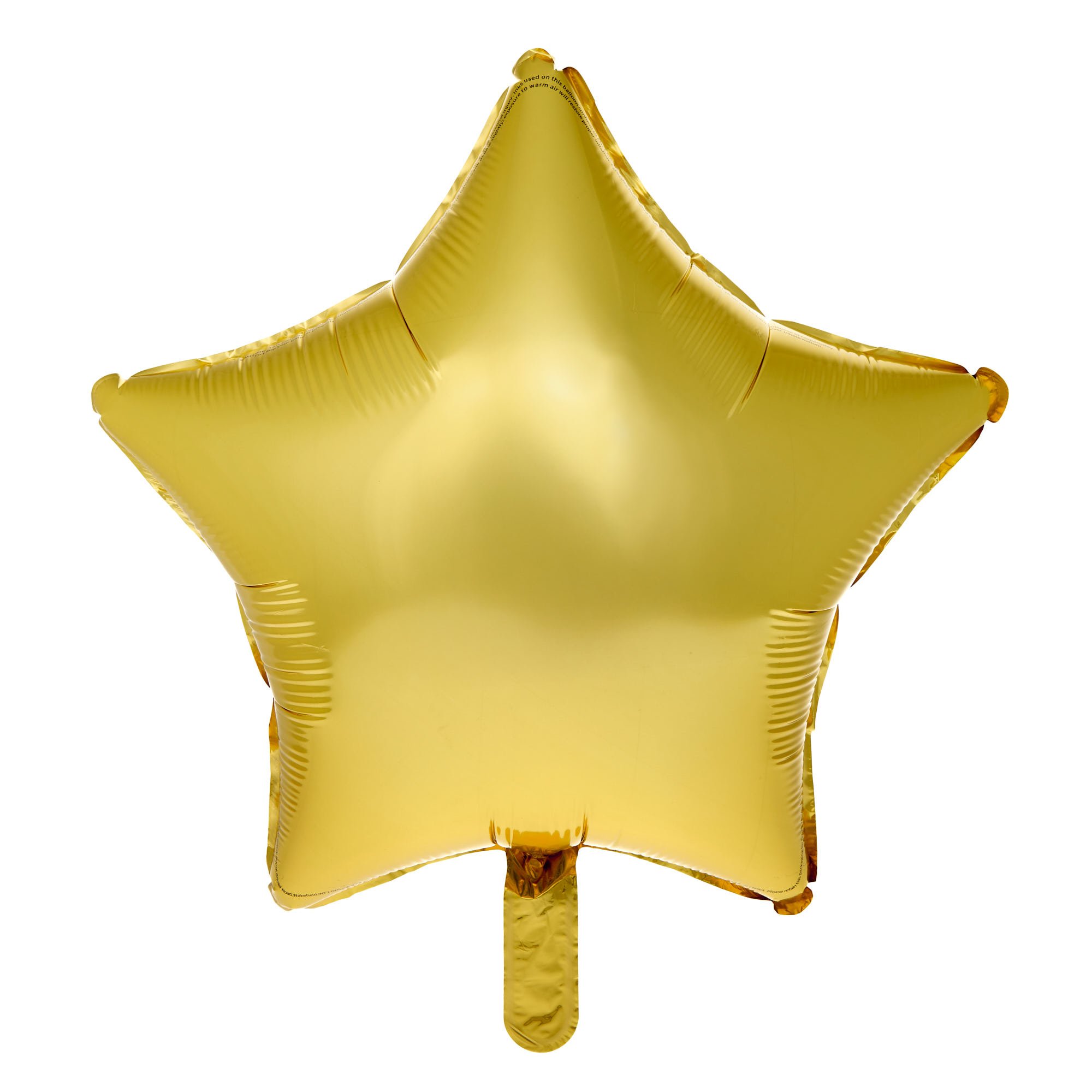 Gold Star 19-Inch Foil Helium Balloon
