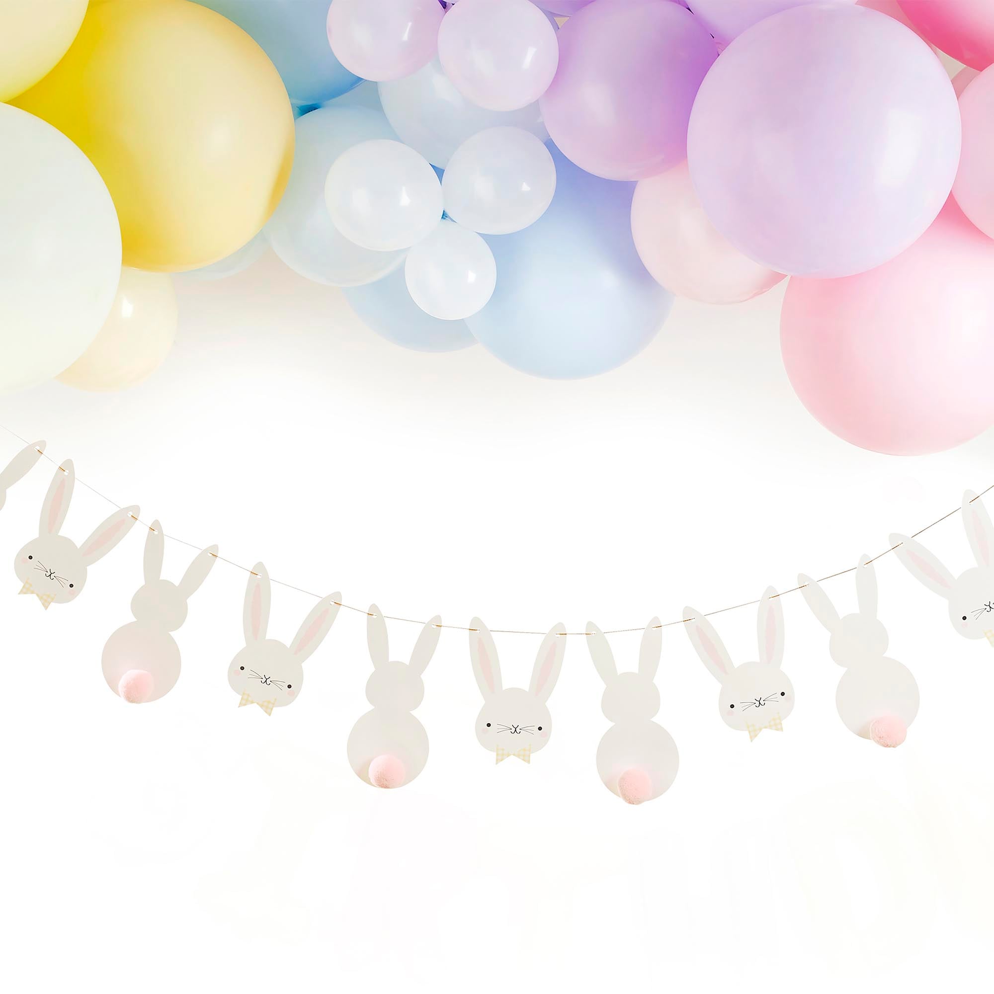 Bunny Pom Pom Card Garland 2m