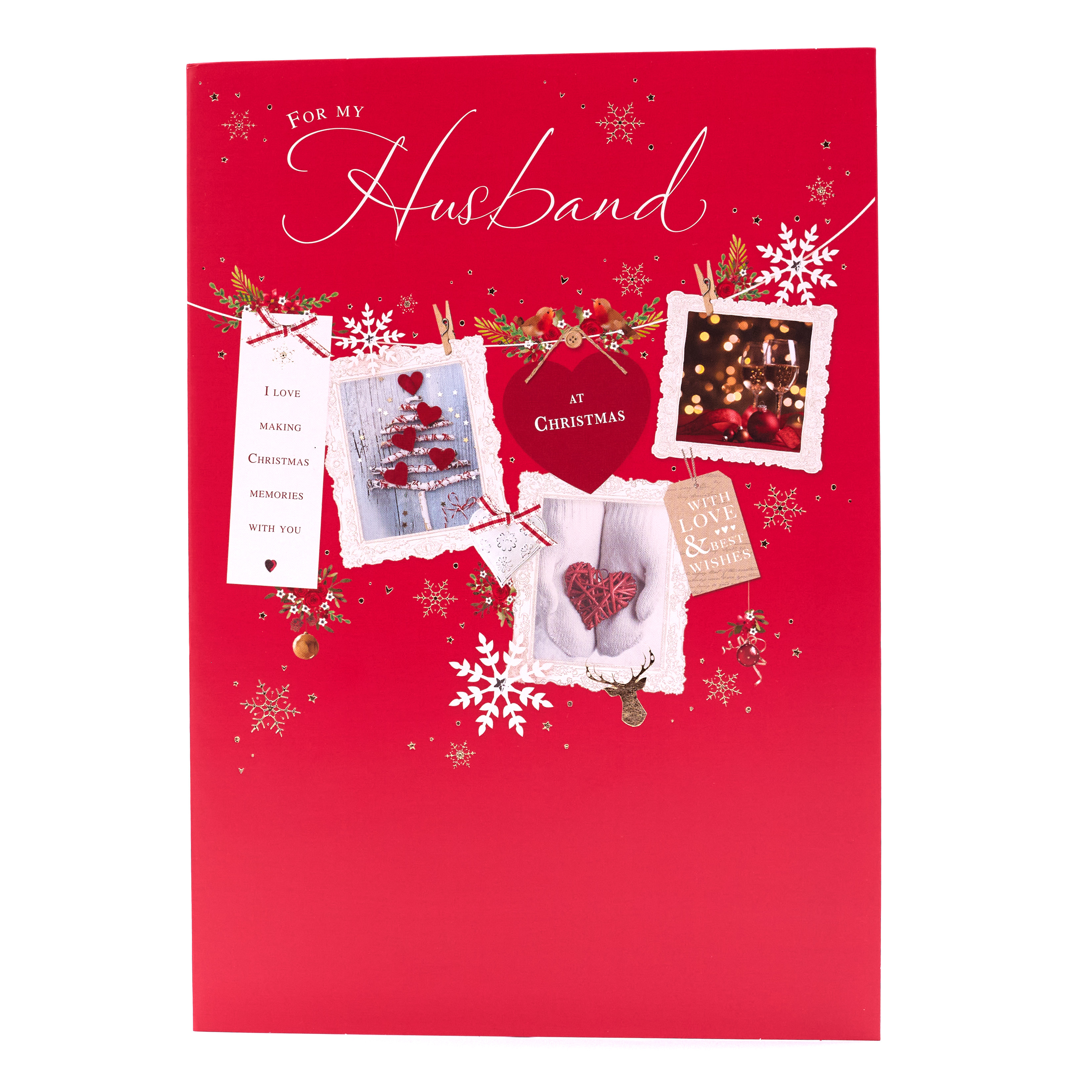Christmas Card - Husband, Christmas Memories