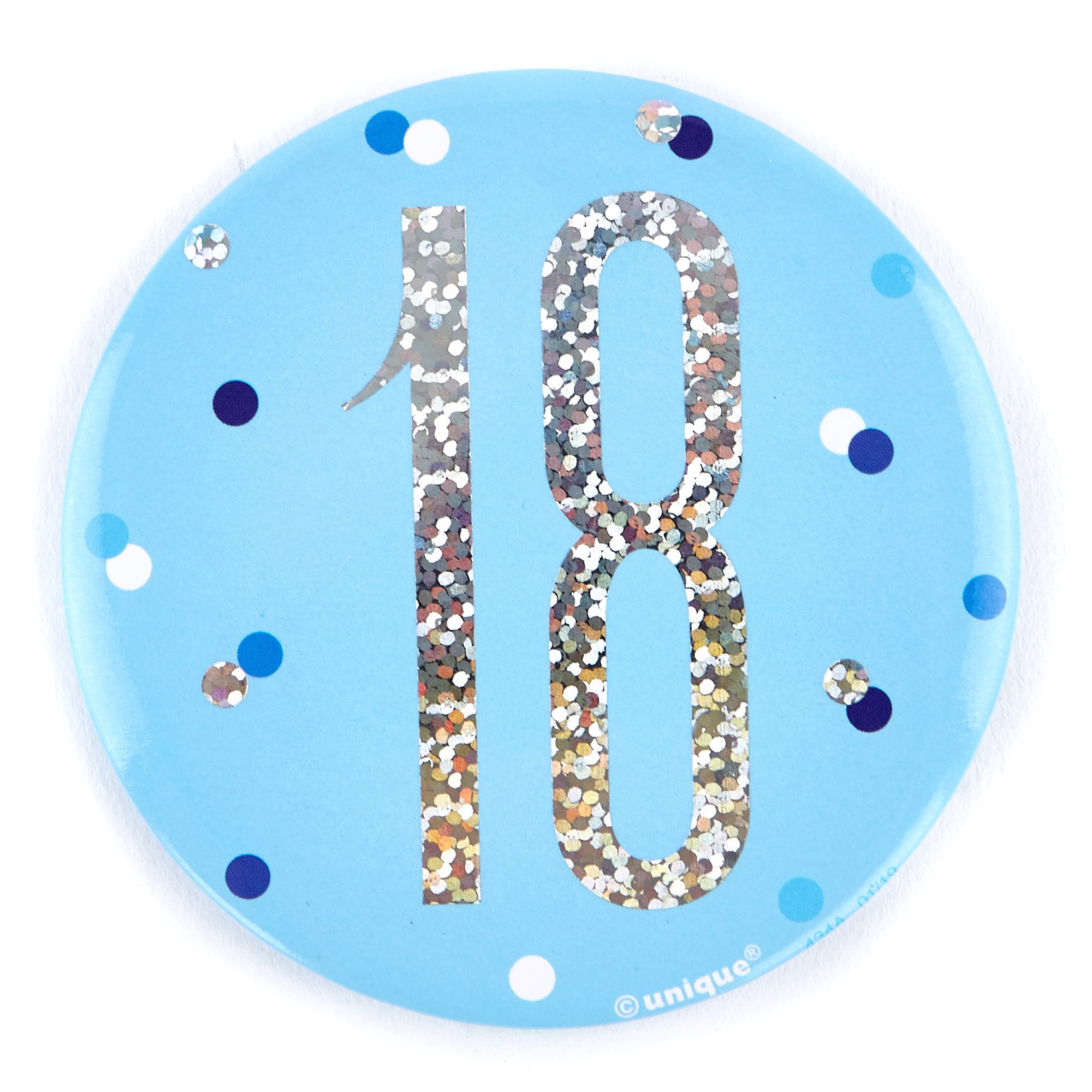 Blue 18th Birthday Party Accessories Kit - 11 Pieces 