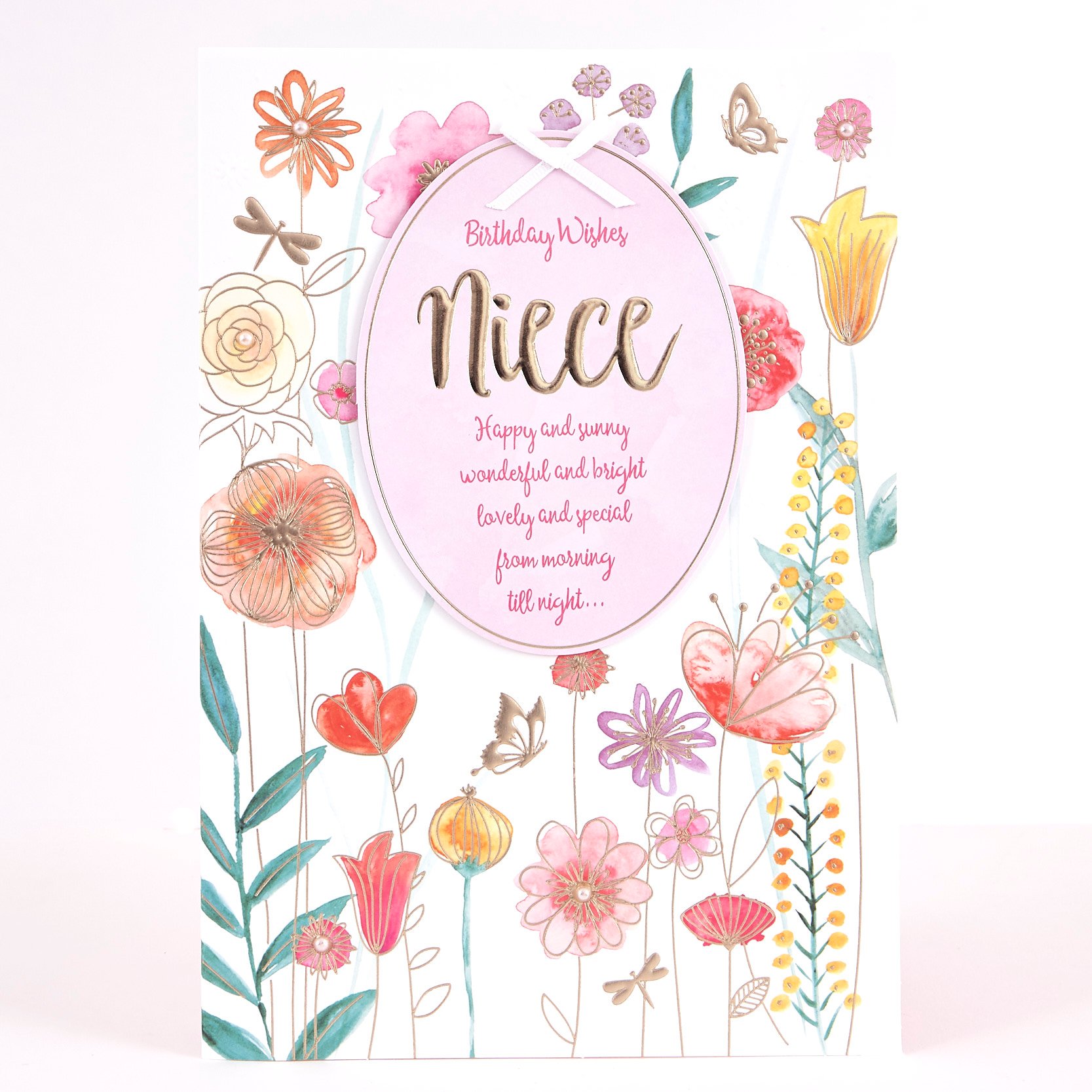 Buy Signature Collection Birthday Card Niece Flowers for GBP 1.99