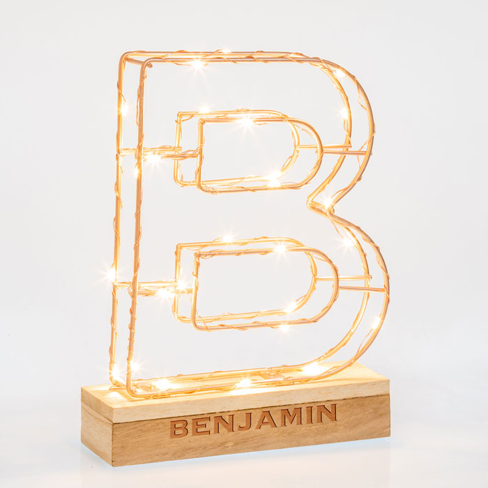 Personalised Lumi Letter Light