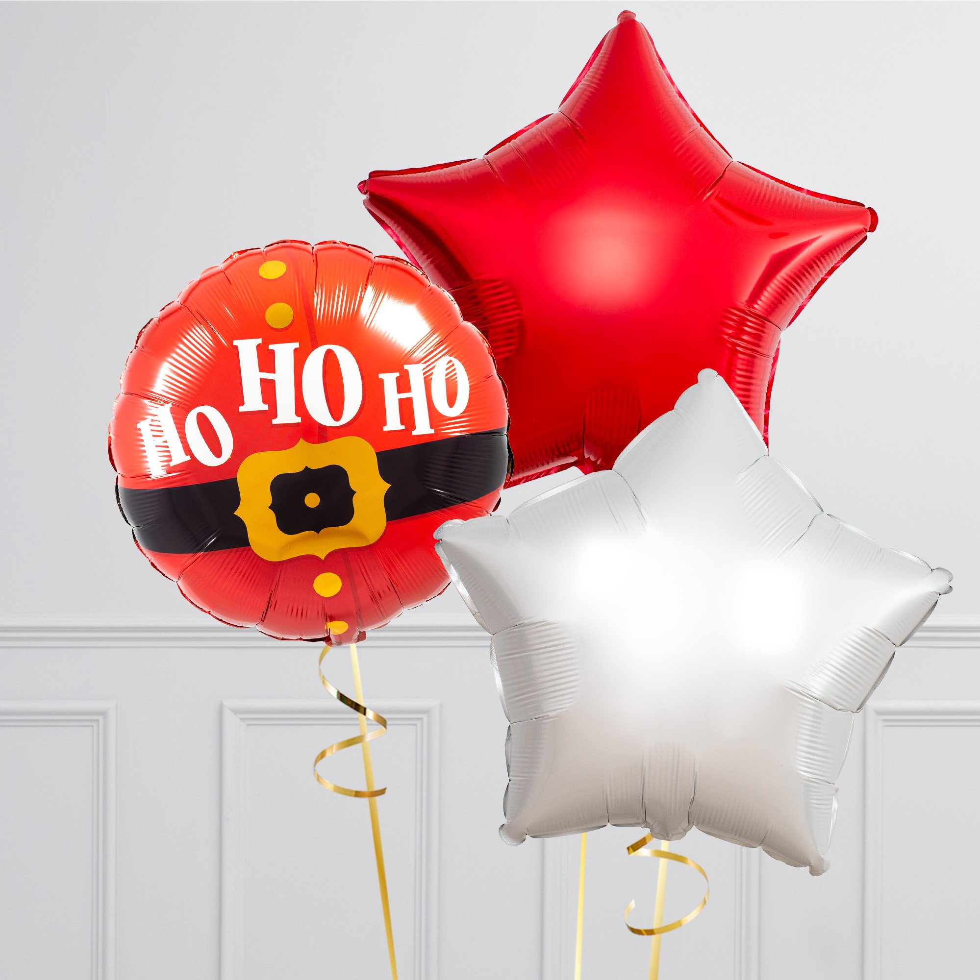 Father Christmas Foil Balloon Package - Delivered Inflated!