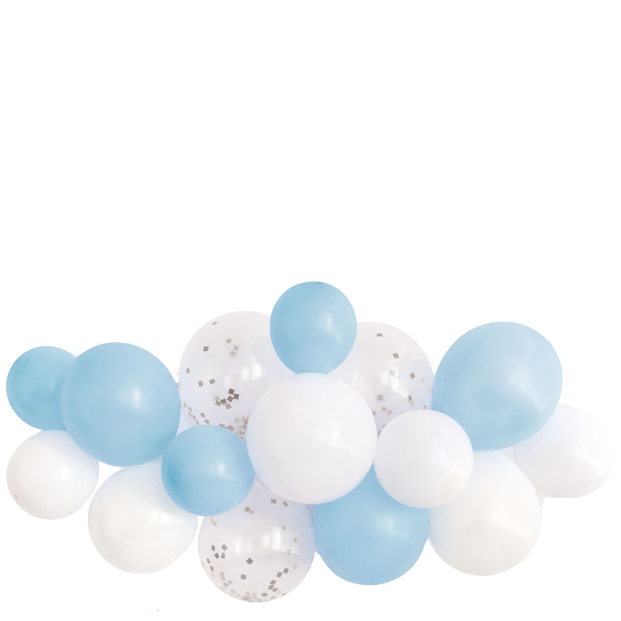 Blue Gingham 1st Birthday Balloon Arch Kit