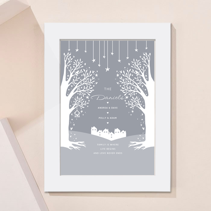 Personalised Family Portrait Print