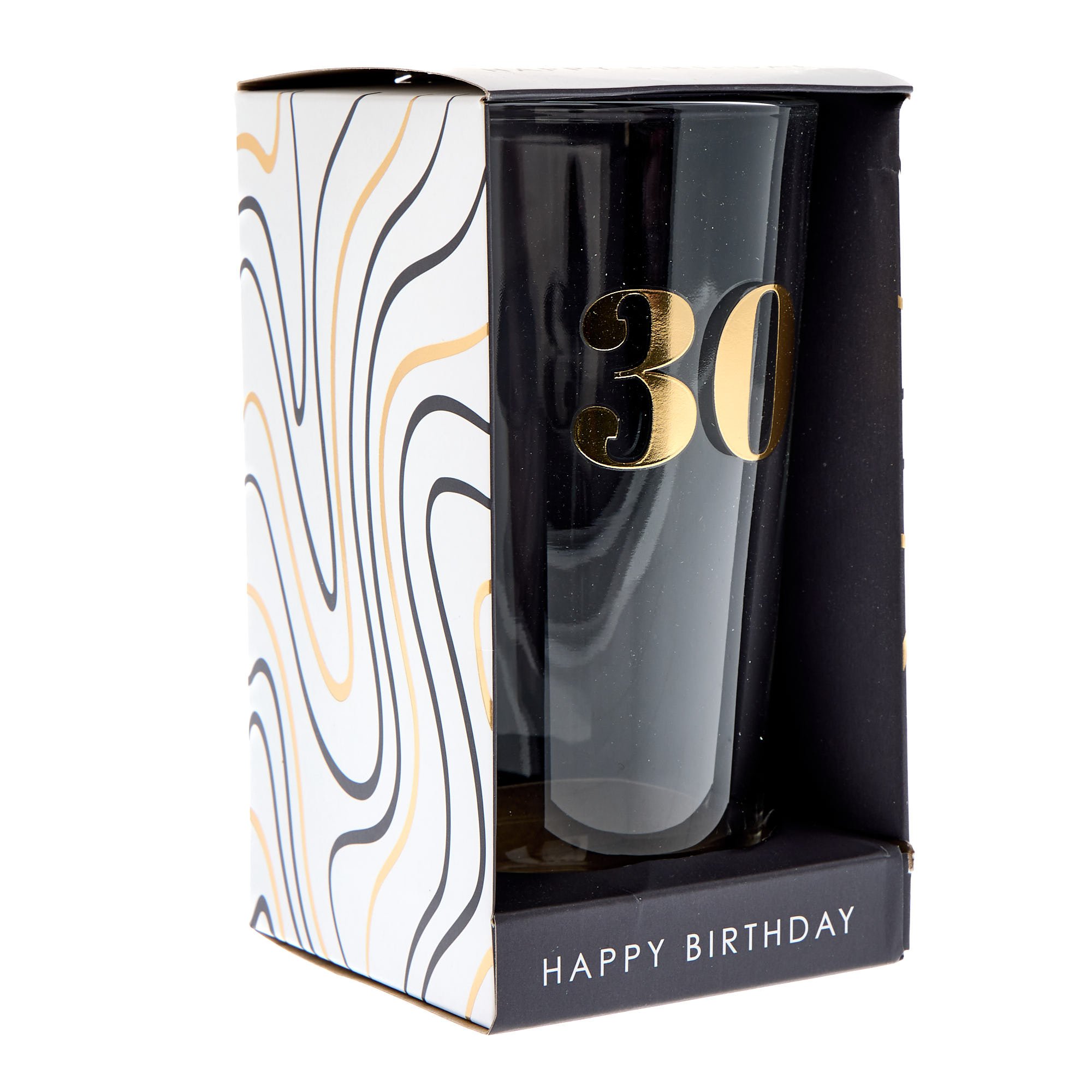 Blue & Gold 30th Birthday Pint Glass