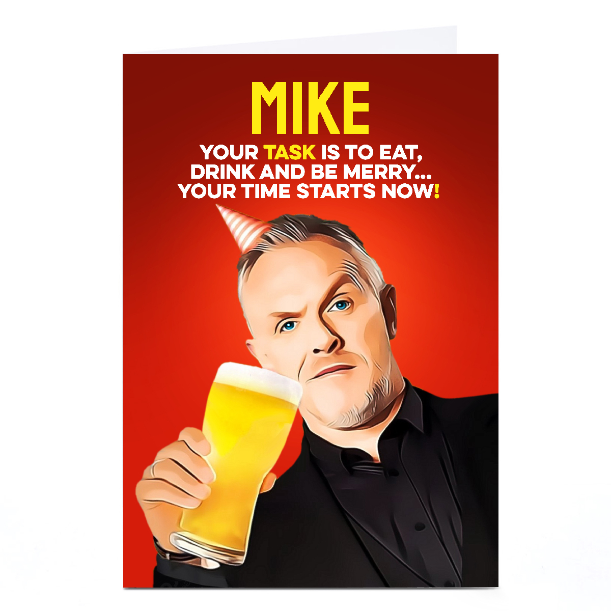Personalised PG Quips Birthday Card - Your Time Starts Now