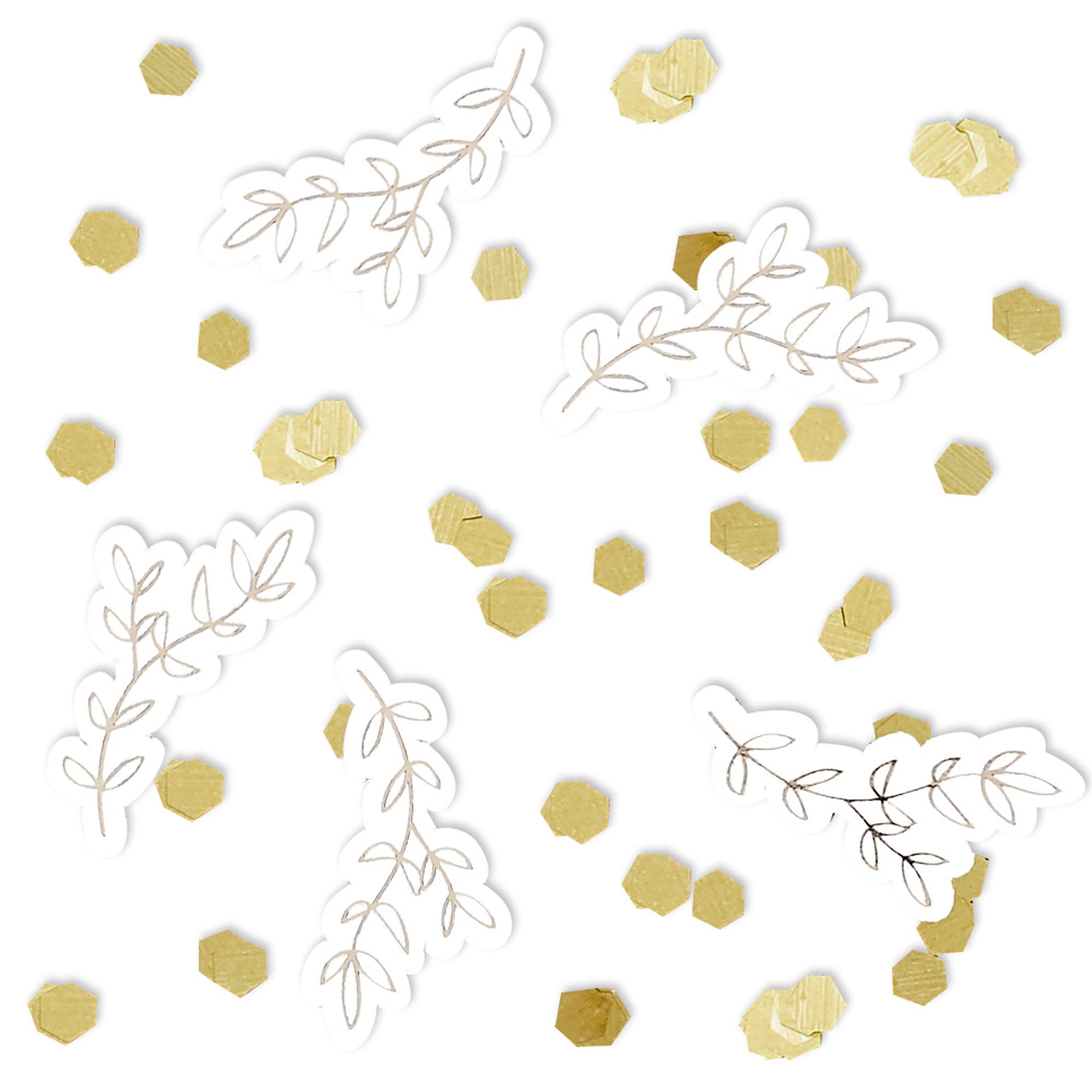 Gold Vine Confetti 14g 