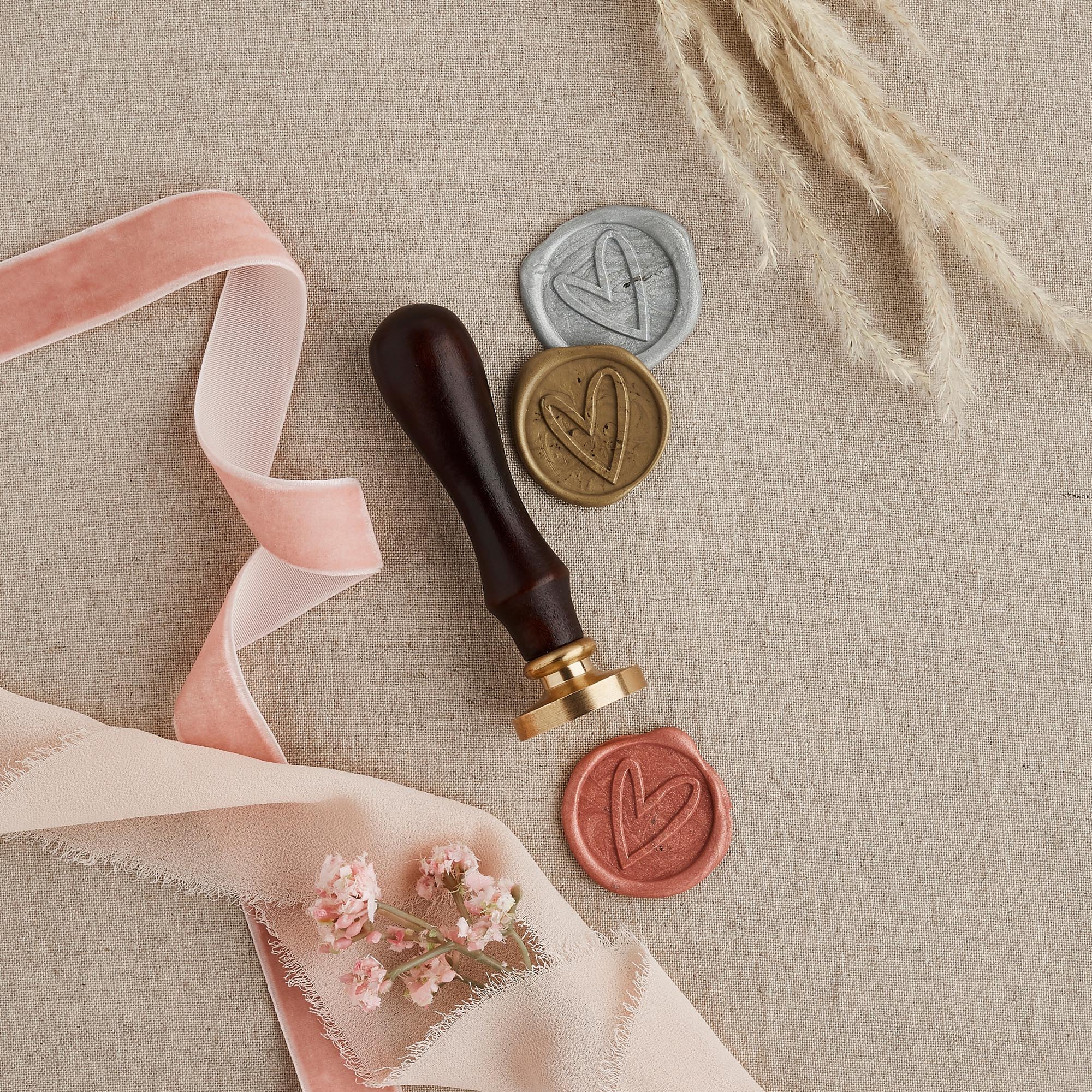 Heart Seal Wax Stamp