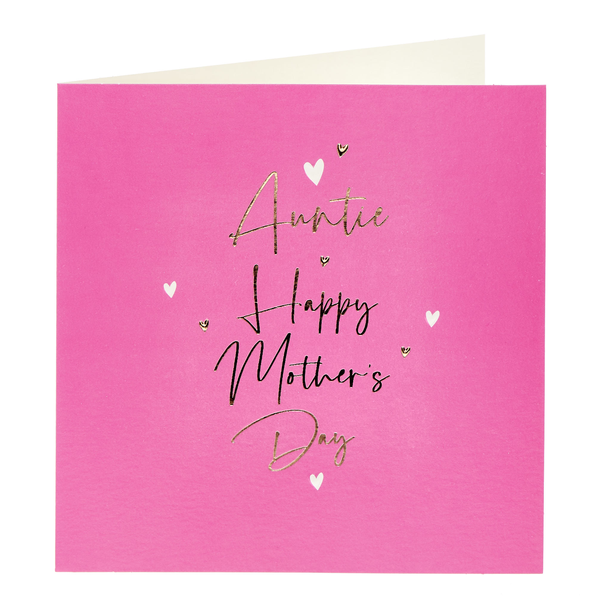 Auntie Mini Hearts Mother's Day Card