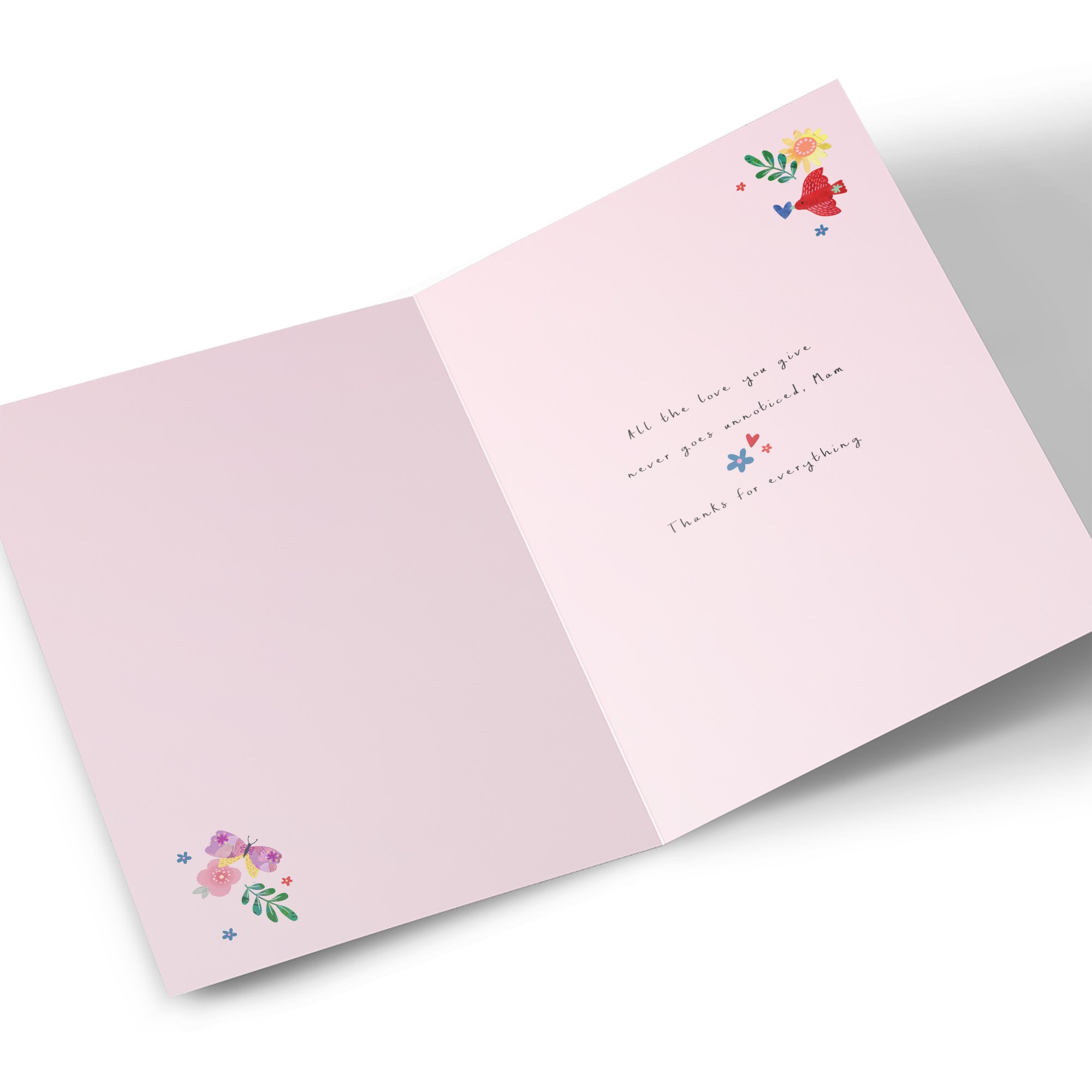 Mother's Day Card - For You Mam On Mother's Day