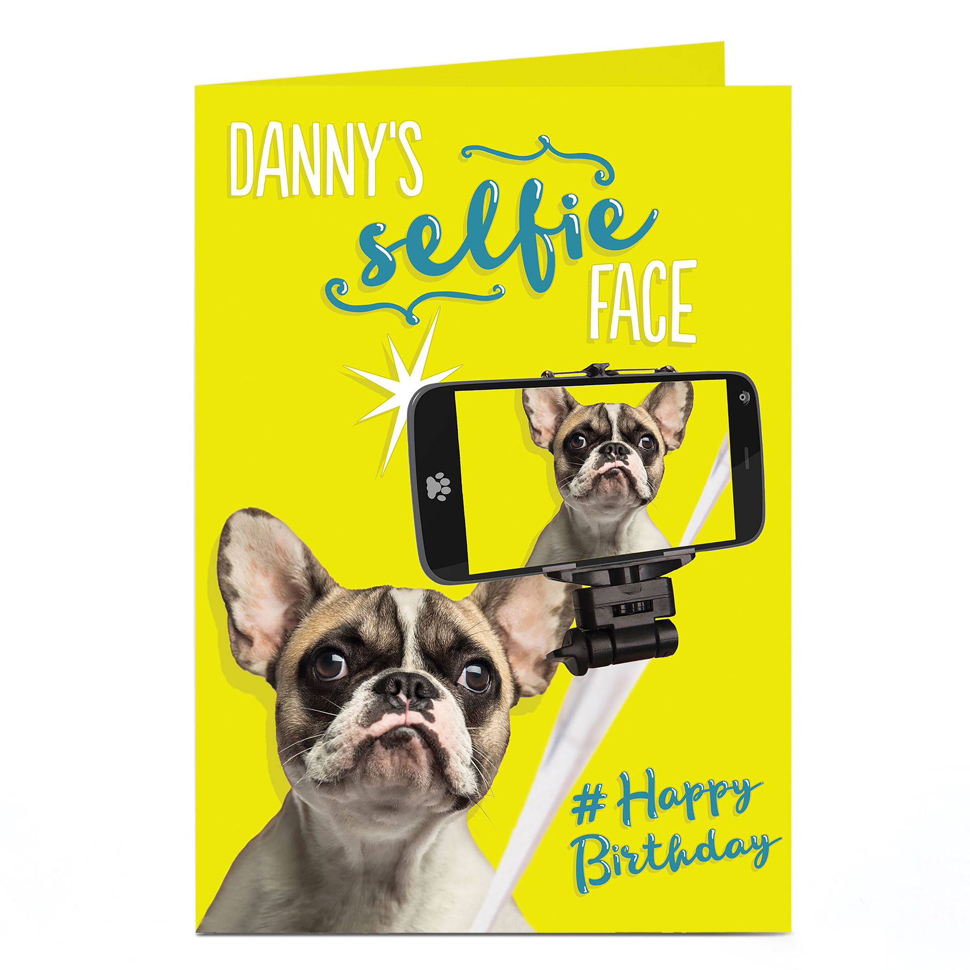 Personalised Birthday Card - Selfie Face