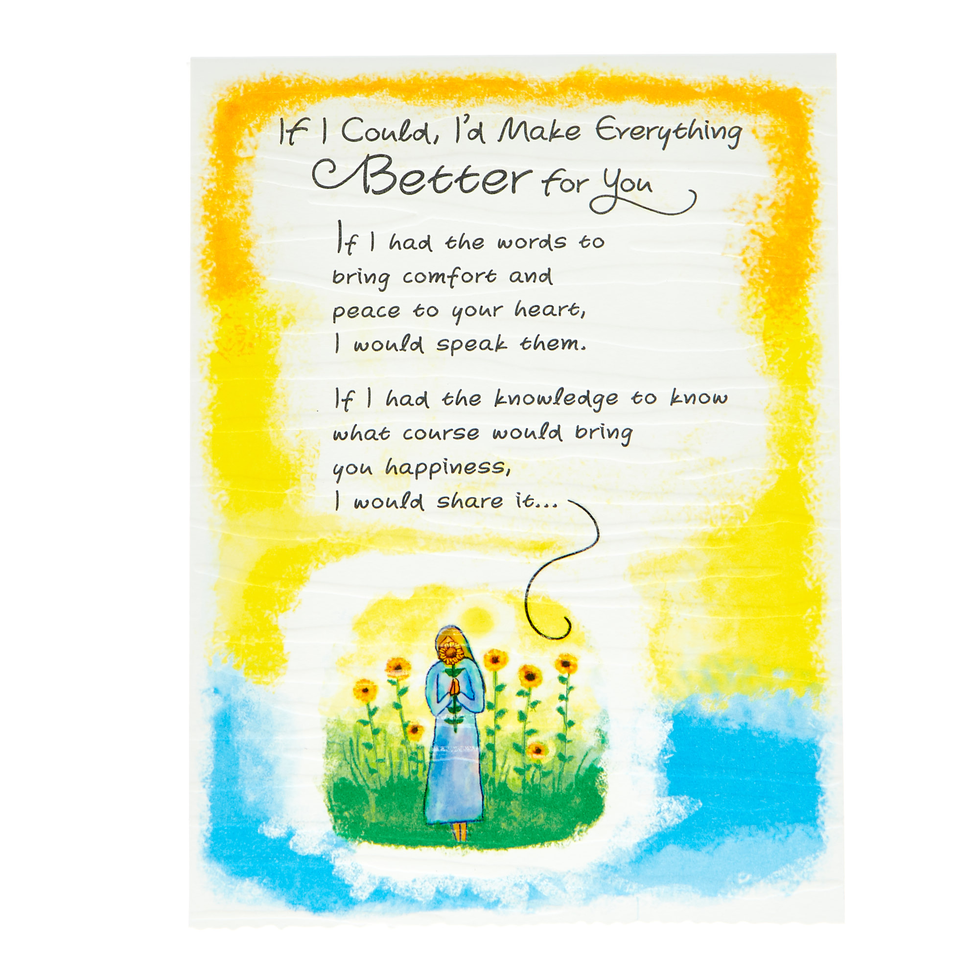 Buy Blue Mountain Arts Card If I Could Make Everything Better for GBP