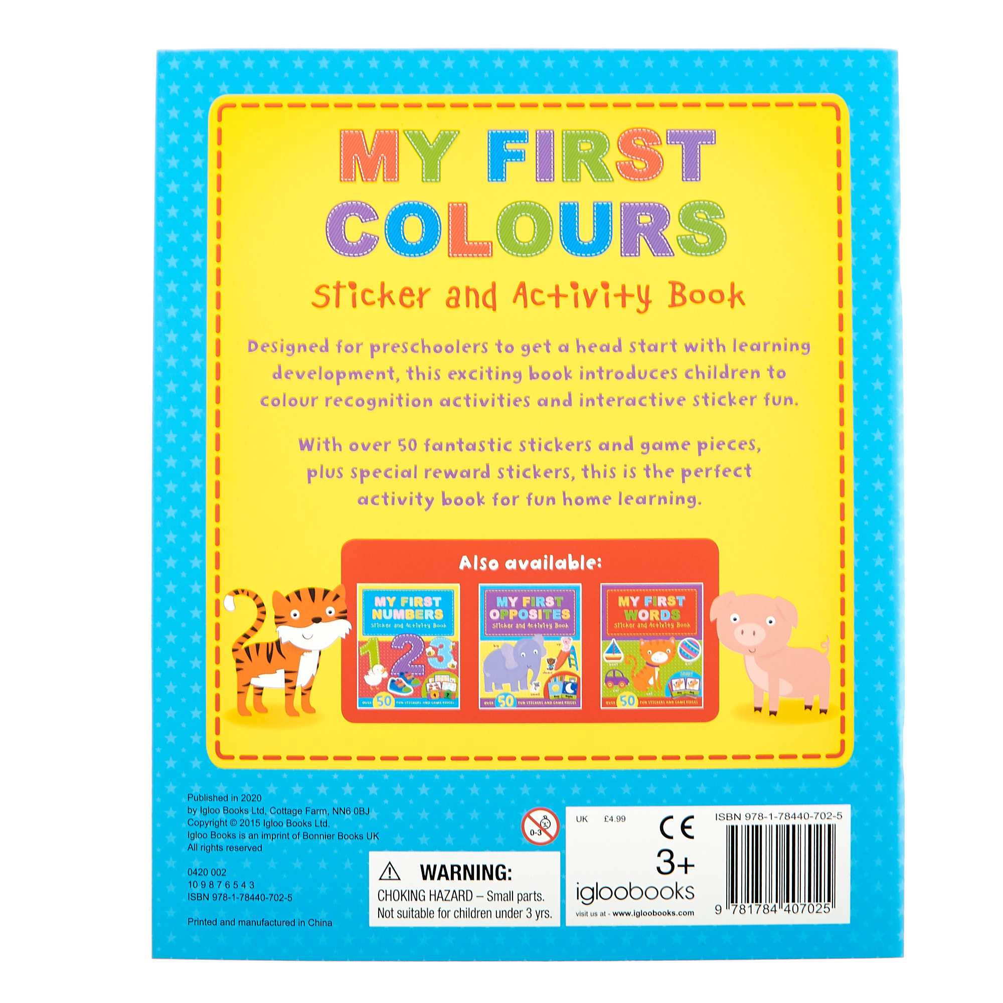 My First Sticker & Activity Books - Set Of 4 