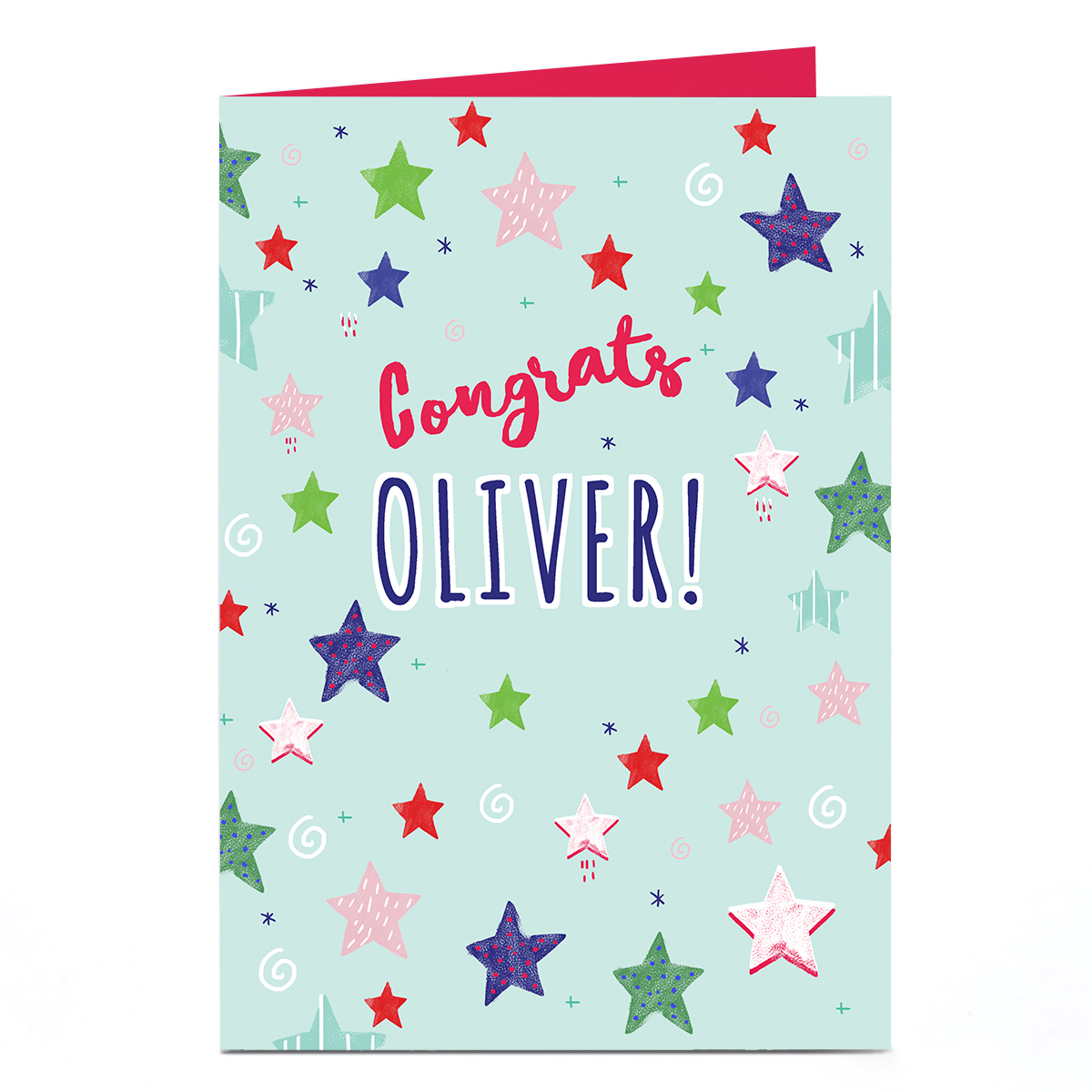 Personalised Congratulations Card - Starry