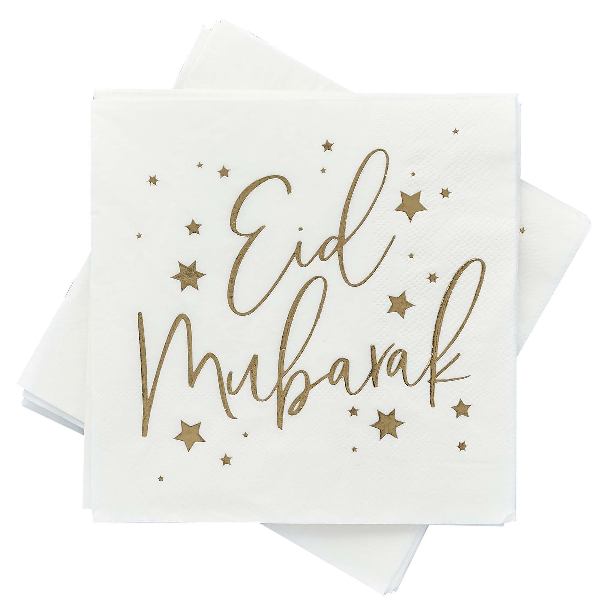 Eid Party Tableware & Decorations Bundle - 8 Guests