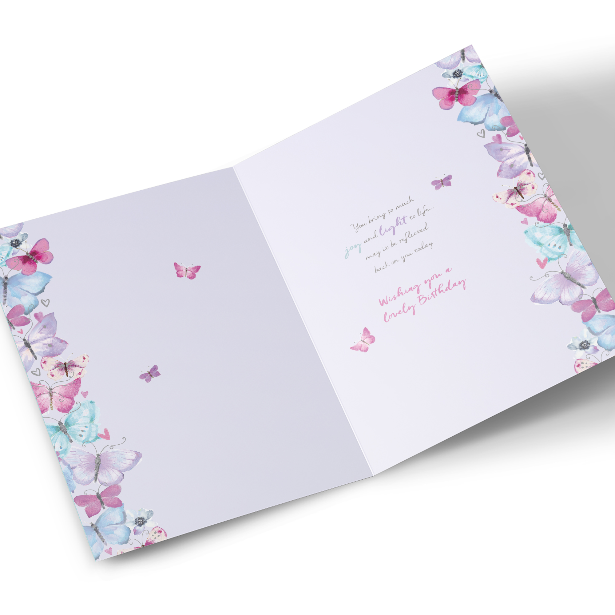Birthday Card - Butterfly Column, Wonderful Gran