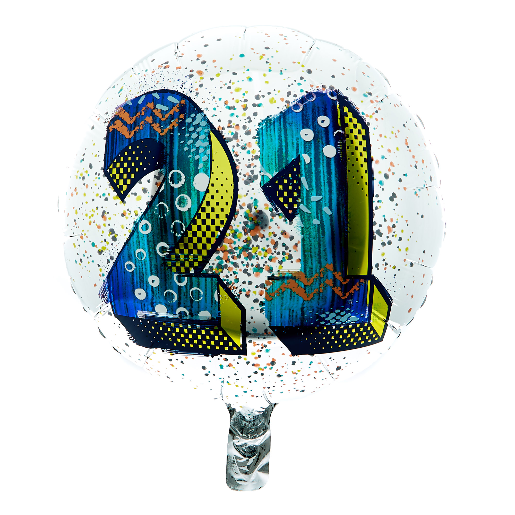 Contemporary 21st Birthday Balloon Bouquet - DELIVERED INFLATED!