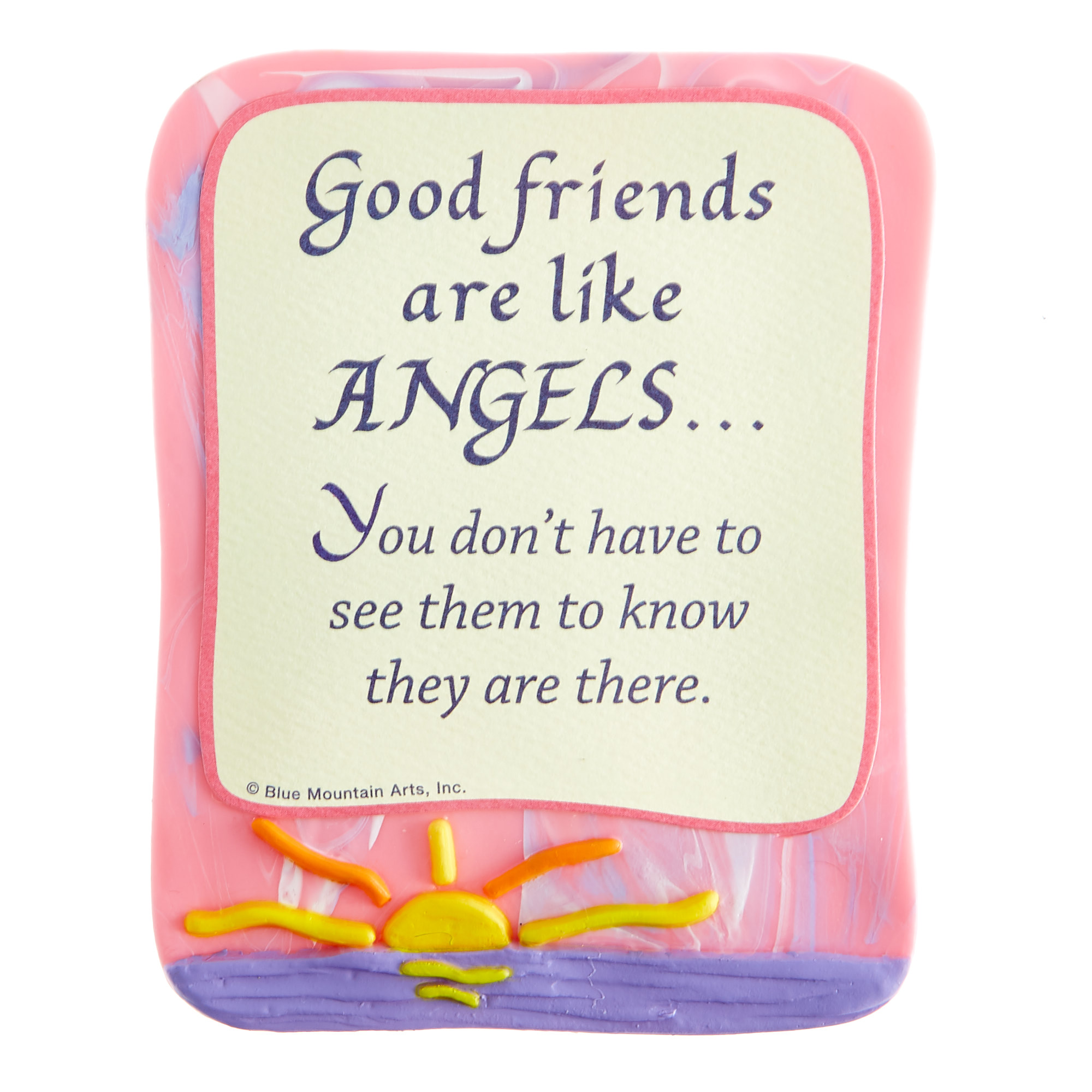 Blue Mountain Arts Magnet - Good Friends Are Like Angels 