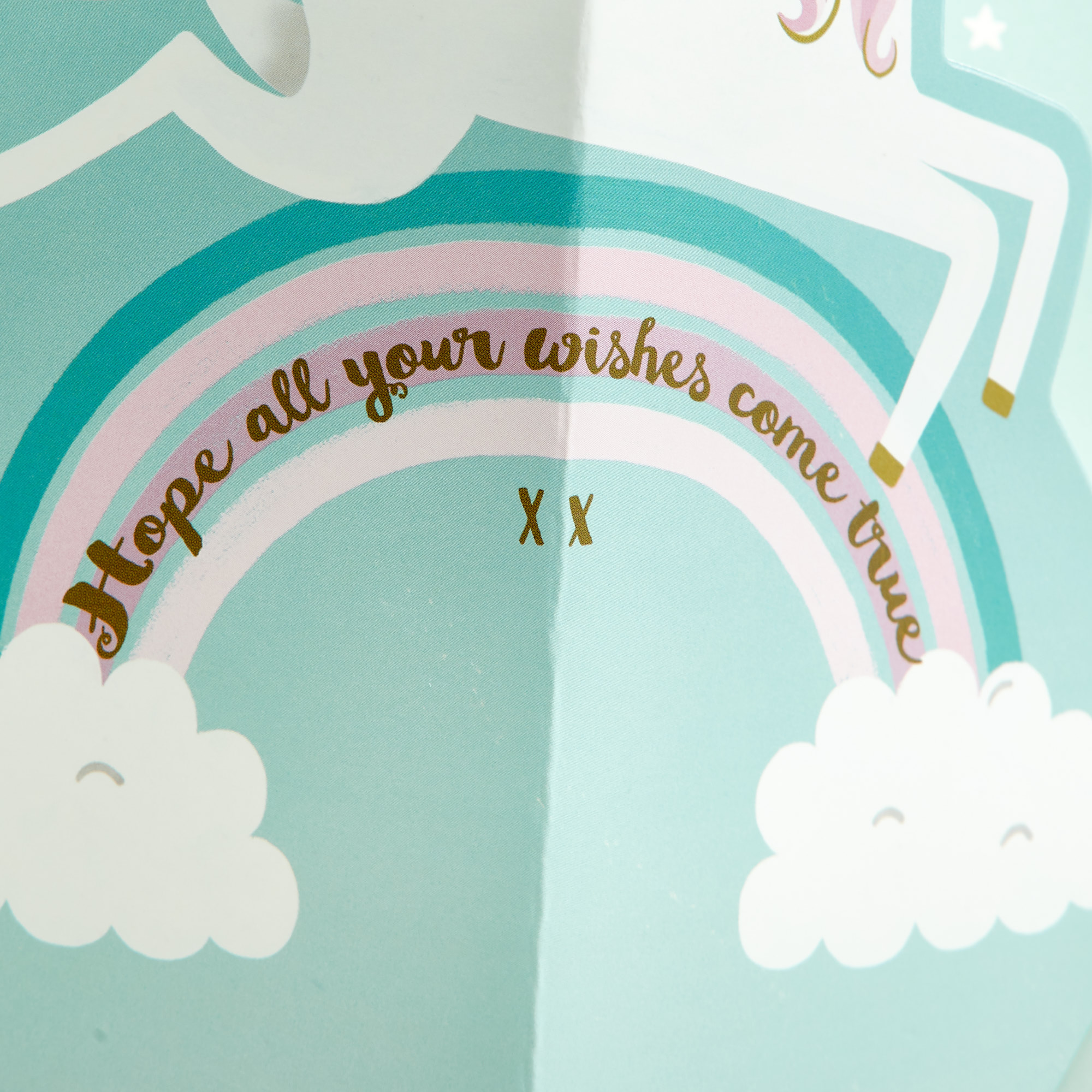 Giant Pop-Out Birthday Card - Daughter Unicorn