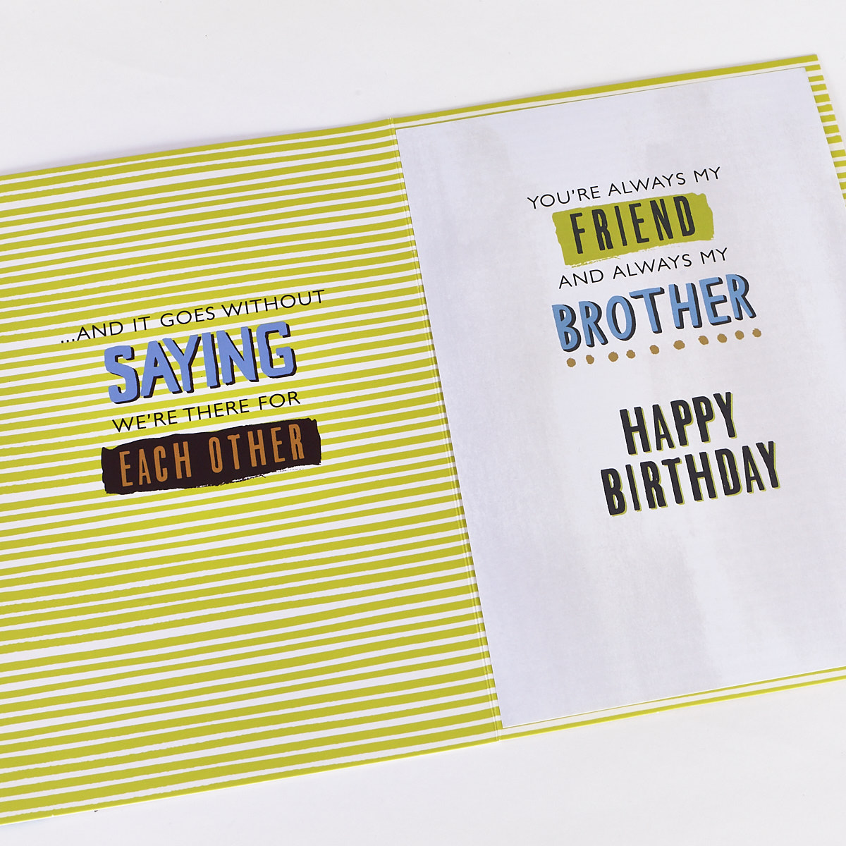 Signature Collection Birthday Card - Brother Clash