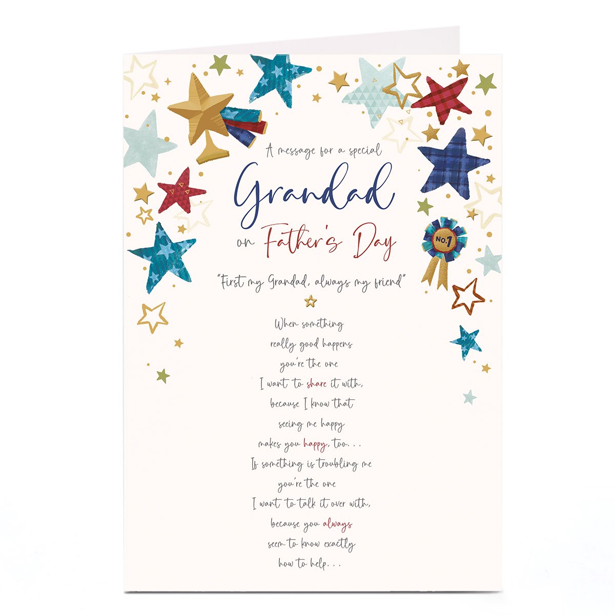 Father's Day Card - A Special Grandad On Father's Day