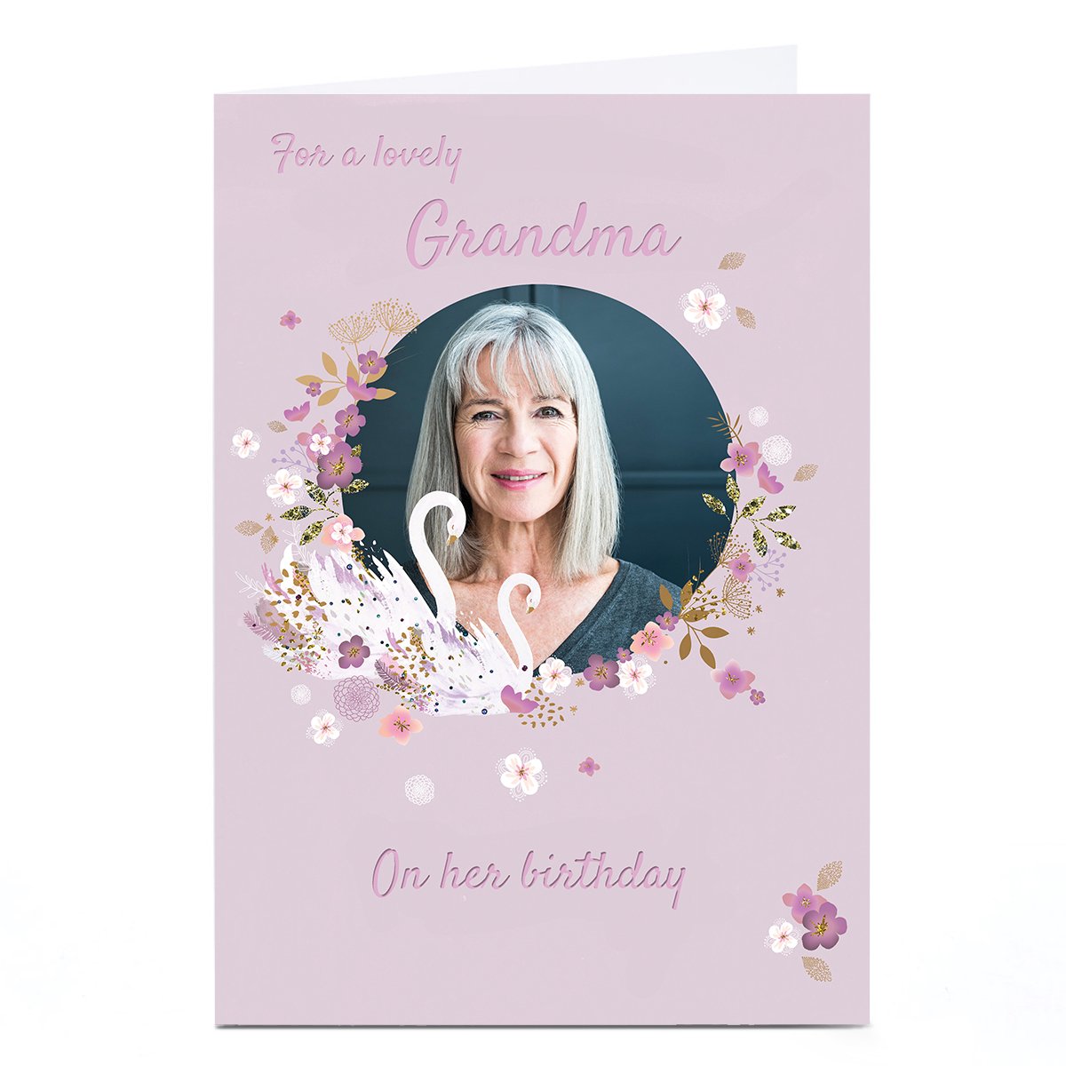Personalised Kerry Spurling Photo Card - Lovely Grandma