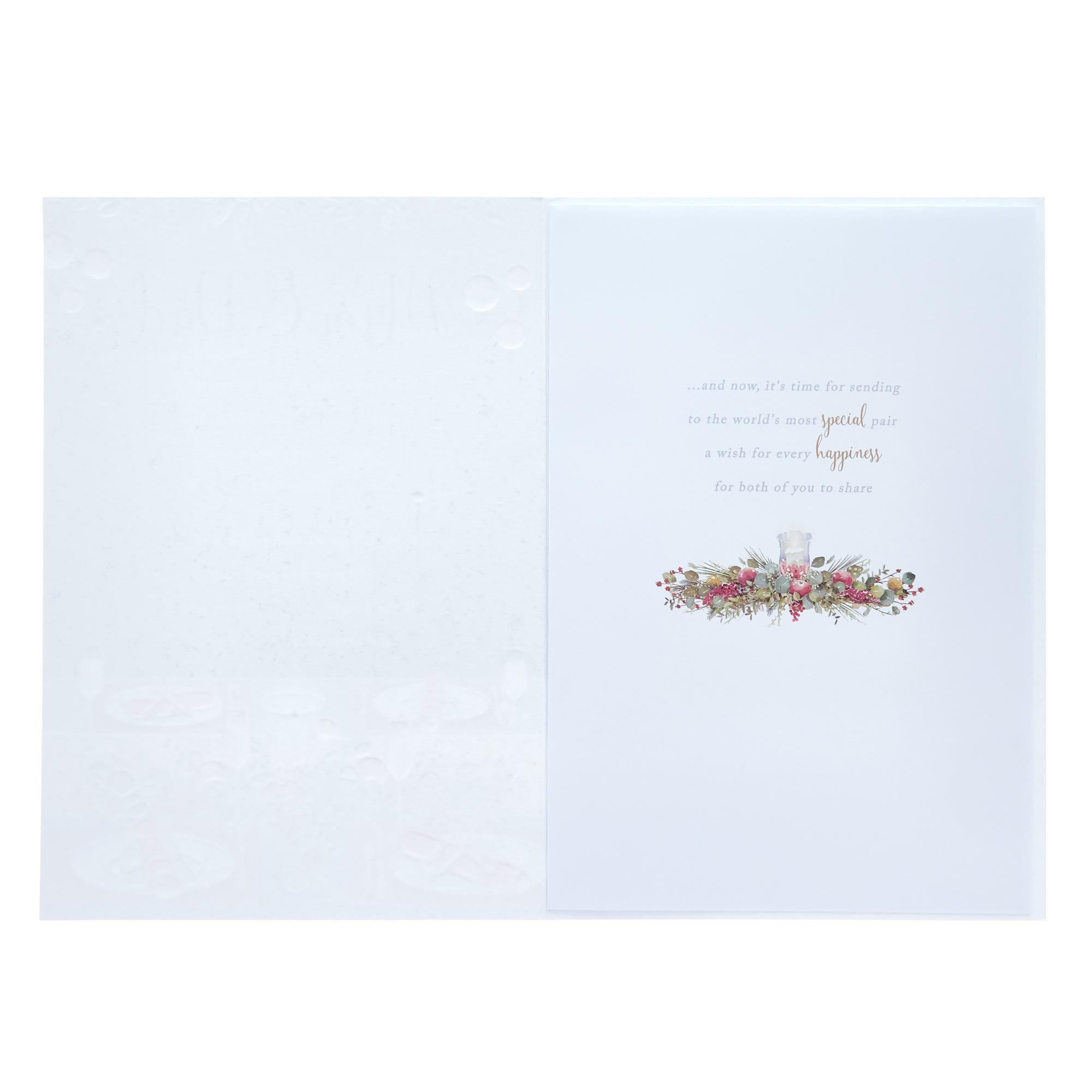 Mum & Dad Festive Dinner Christmas Card