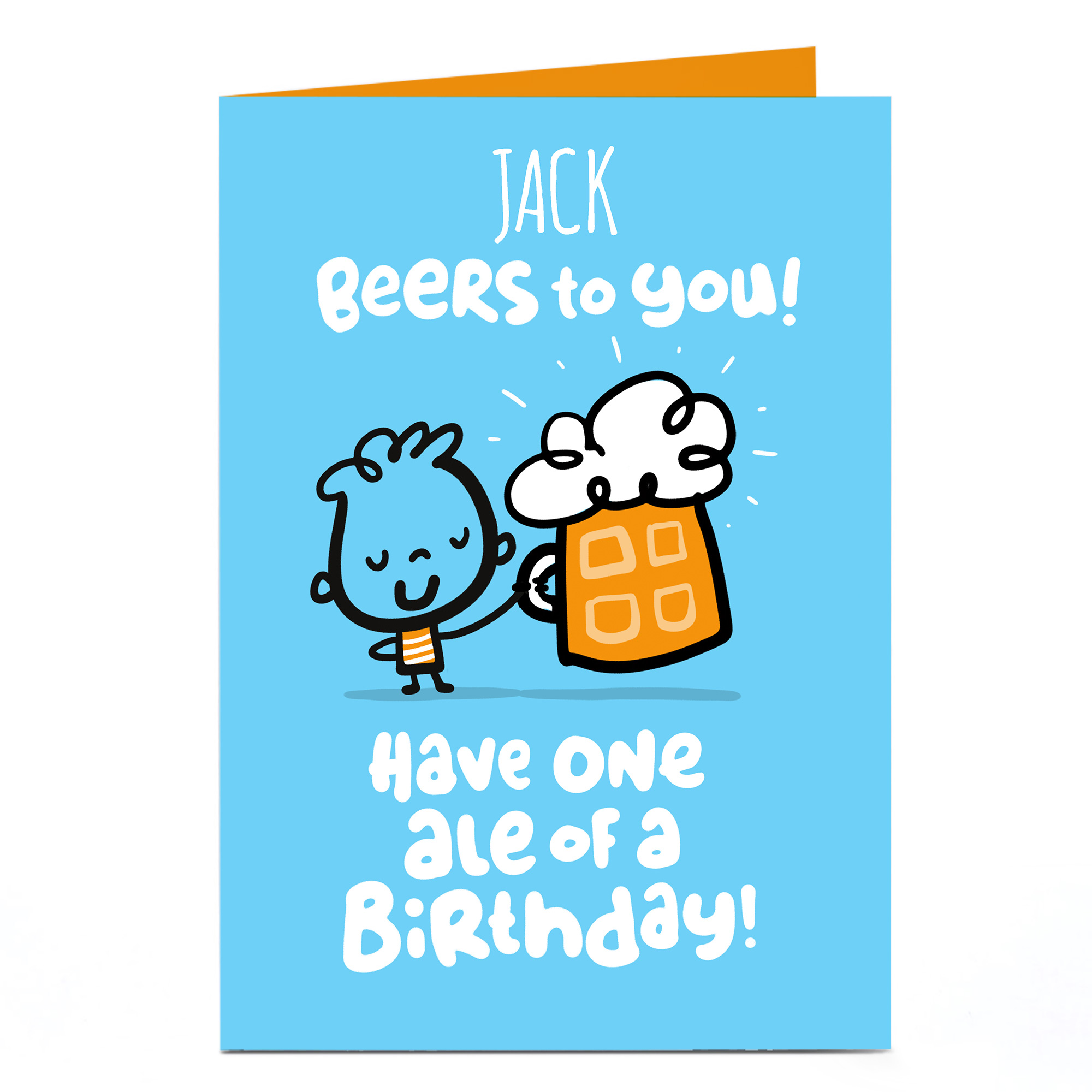 Personalised Fruitloops Birthday Card - Beers to You
