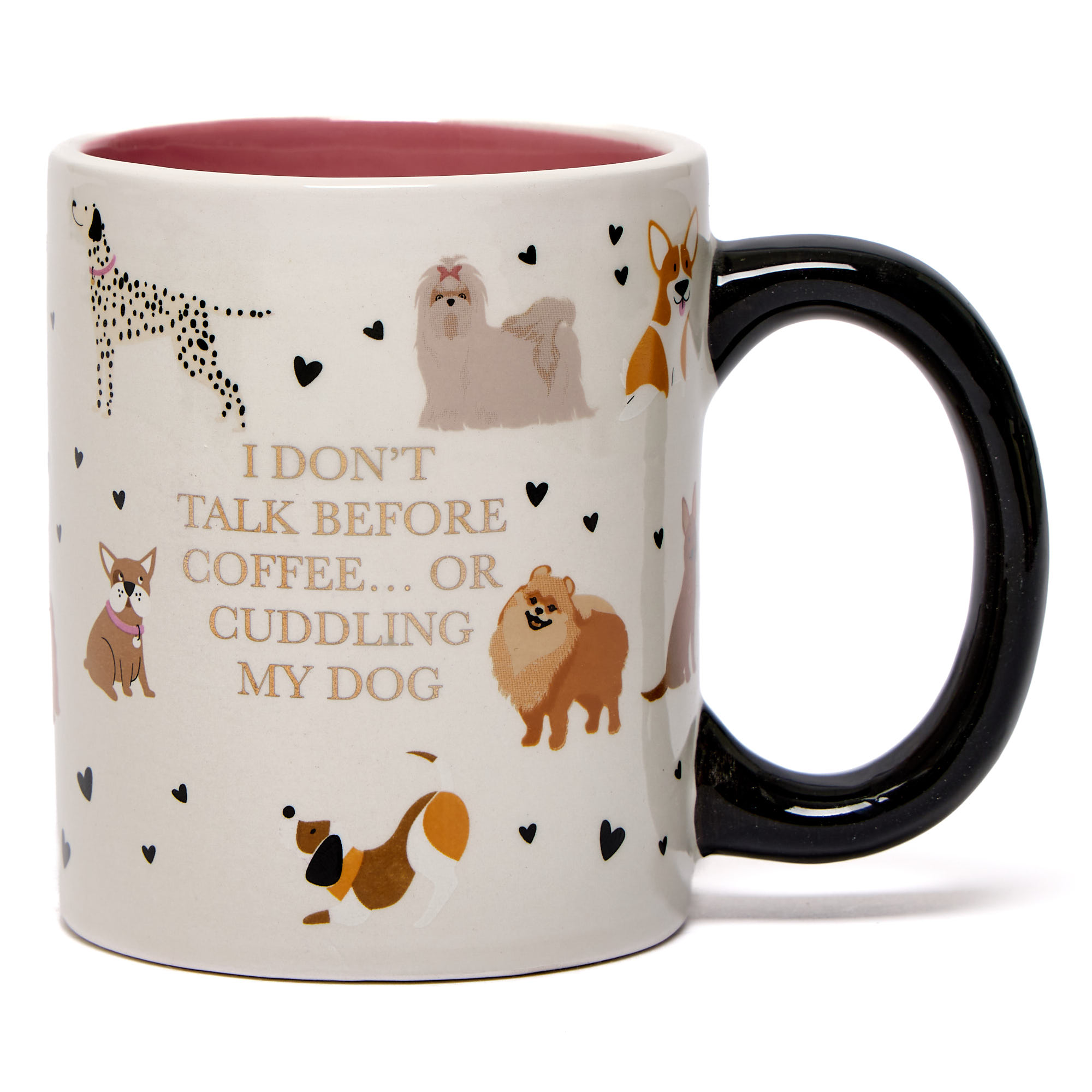 I Don't Talk Before Coffee Or Cuddling My Dog Mug,  I Don't Talk Before Coffee Or Cuddling My Dog Mug