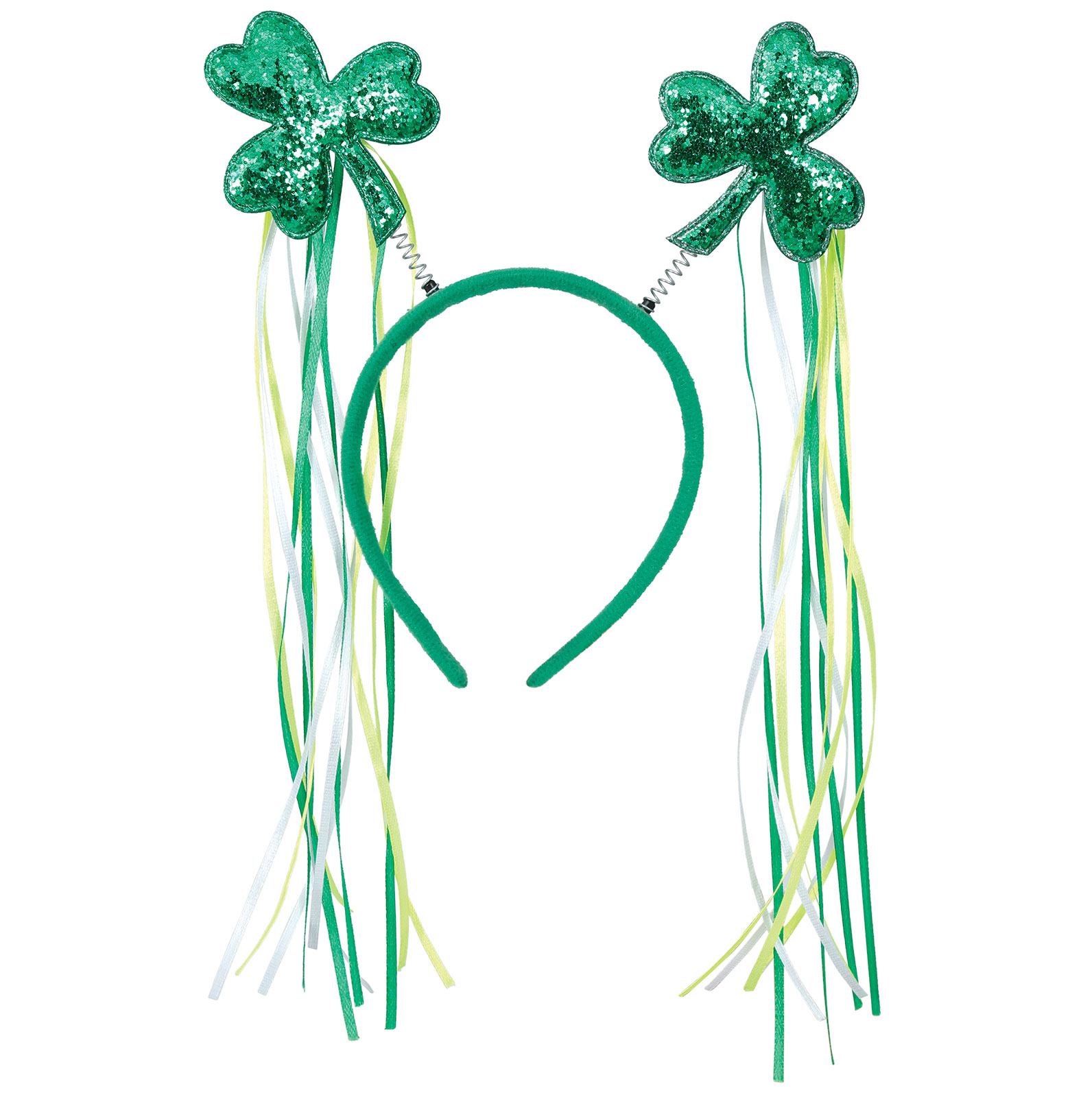Image of St. Patrick's Day Clover &amp; Streamers Headband