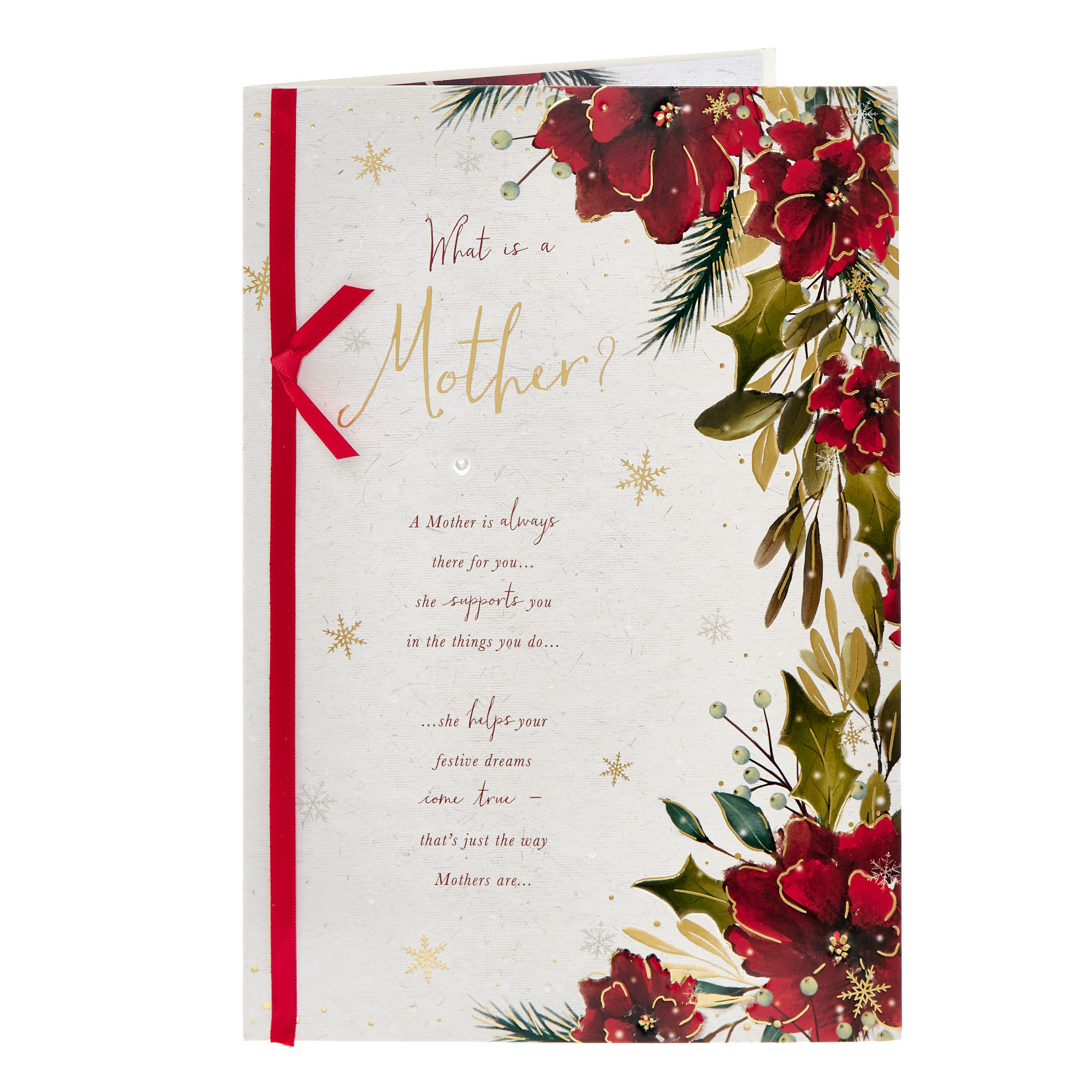 What Is A Mother Traditional Christmas Card