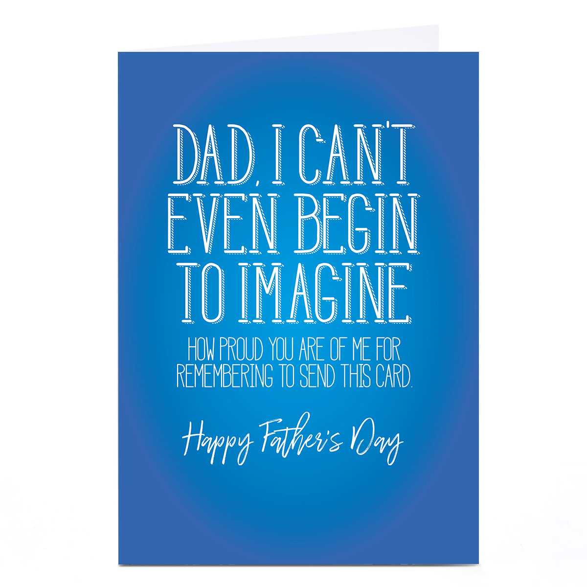 Personalised Punk Father's Day Card - Dad, Can't Even Begin...