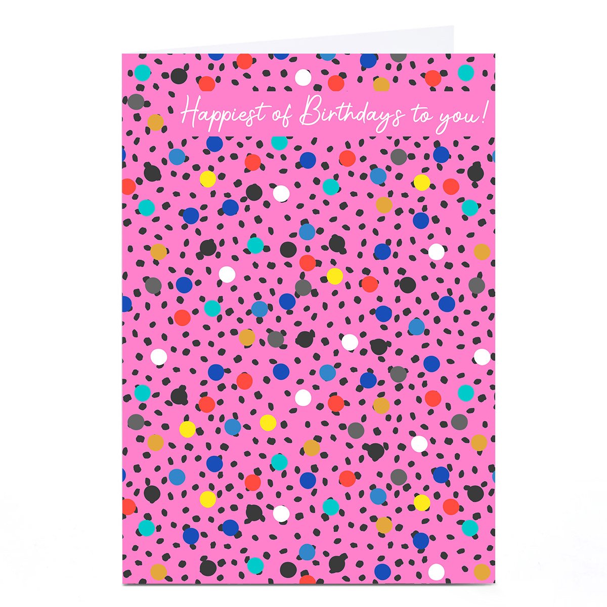 Personalised Rachel Griffin Birthday Card - Polka Dots