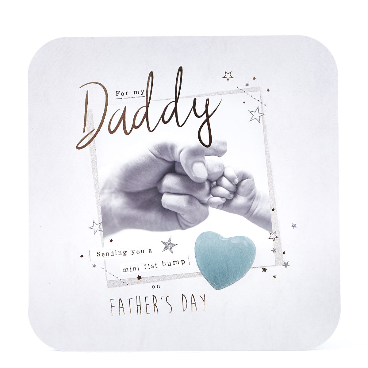 Father's Day Card - Platinum Collection Daddy Fist Bump